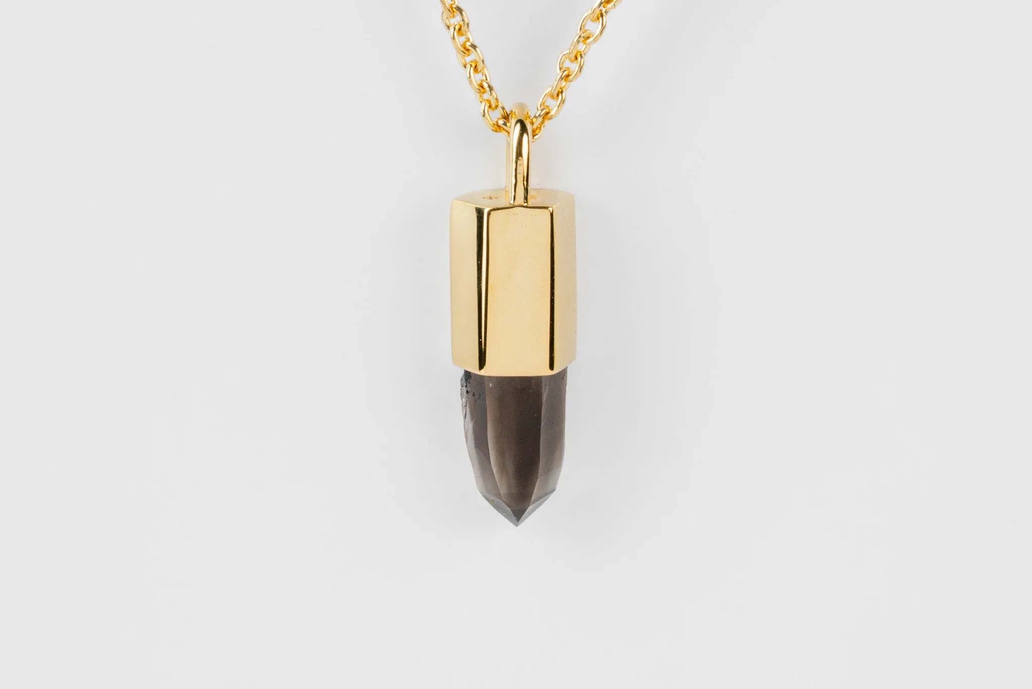 Talisman Necklace (Smoky Quartz, YGA+SQ) sold by Parts of Four product image thumbnail 3