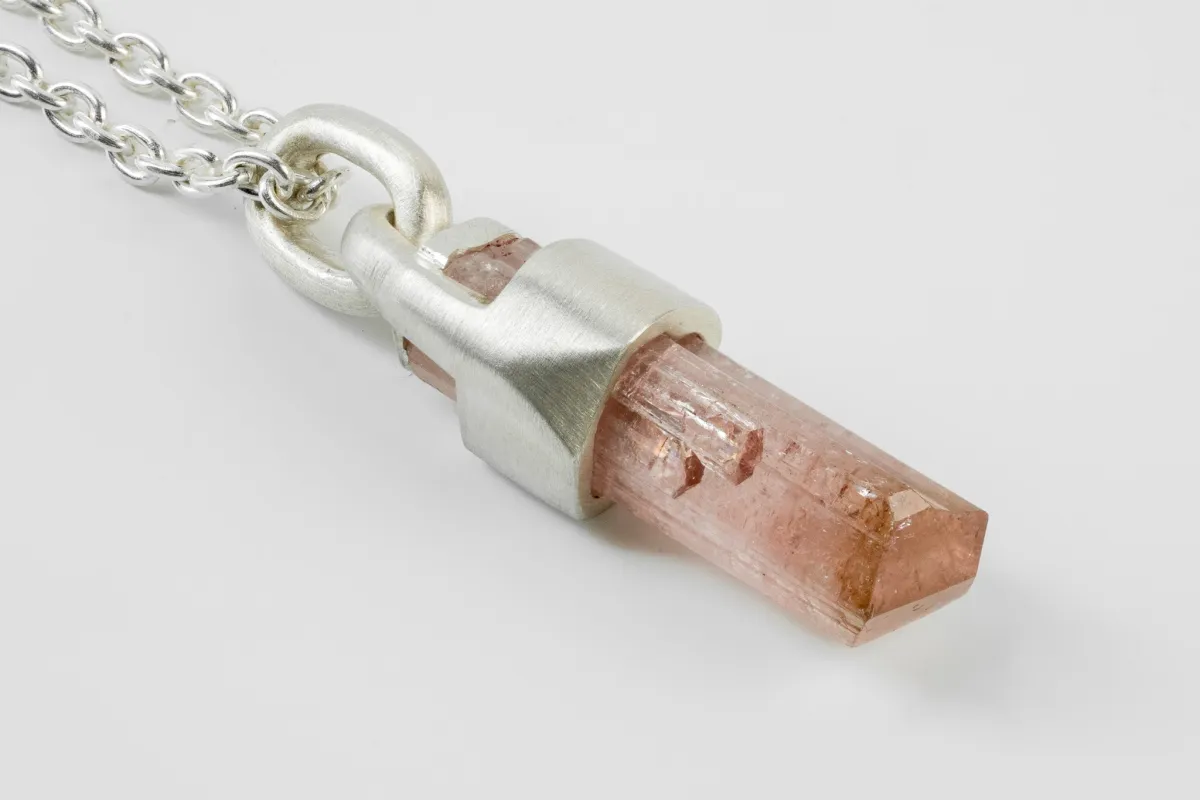 Talisman Necklace (Brace-Held, Healed, Rubellite, MA+RBL) sold by Parts of Four