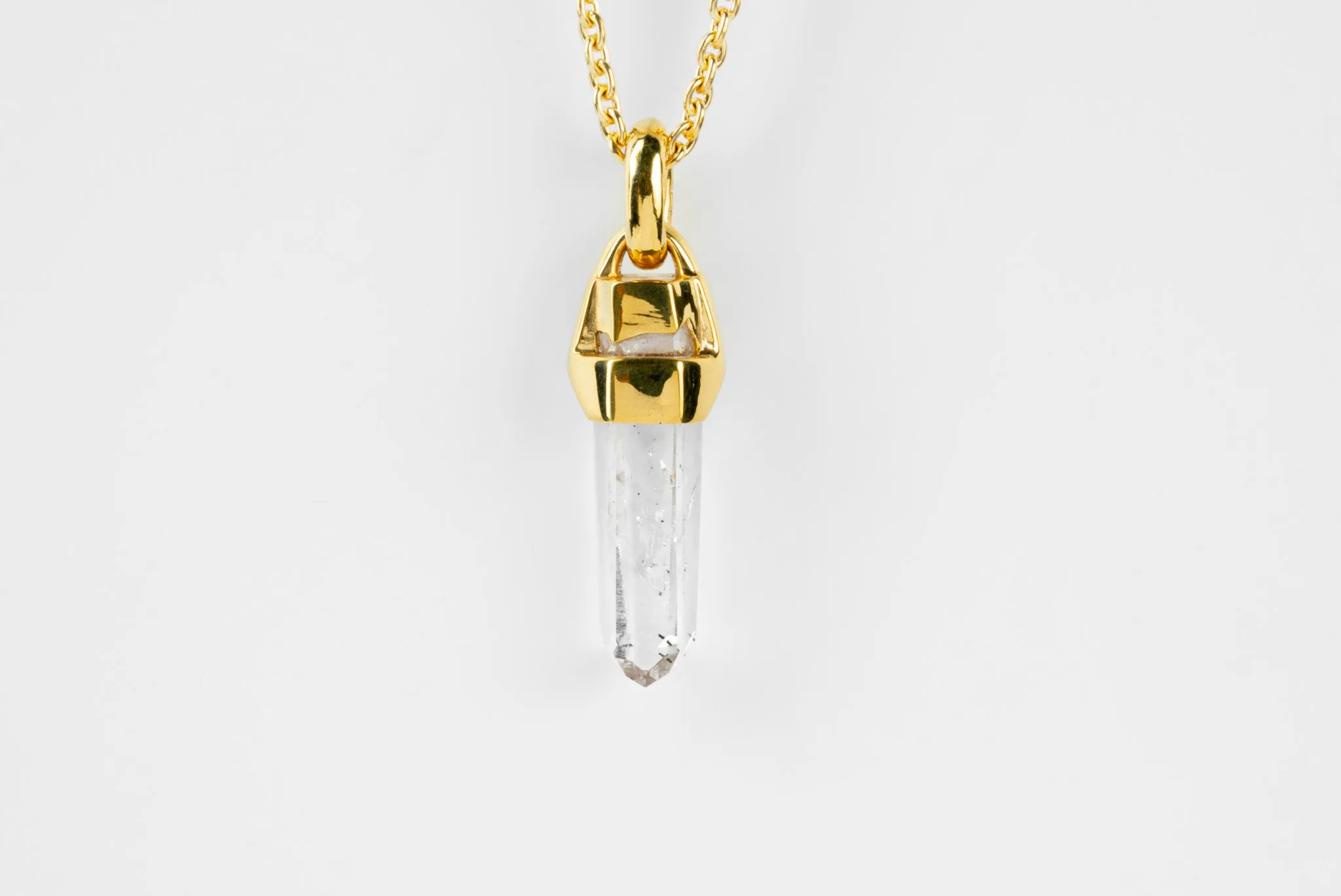 Talisman Necklace (50cm, Brace-Held, Healed, Light Amethyst, YGA+AME) sold by Parts of Four product image thumbnail 3