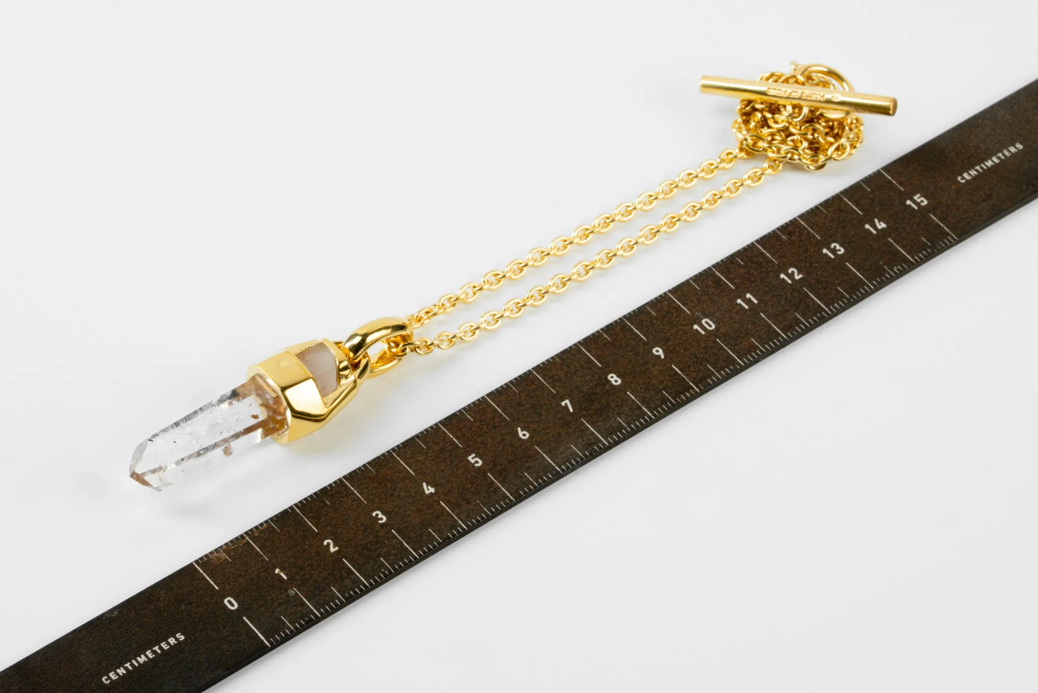 Talisman Necklace (50cm, Brace-Held, Healed, Light Amethyst, YGA+AME) sold by Parts of Four product image thumbnail 5