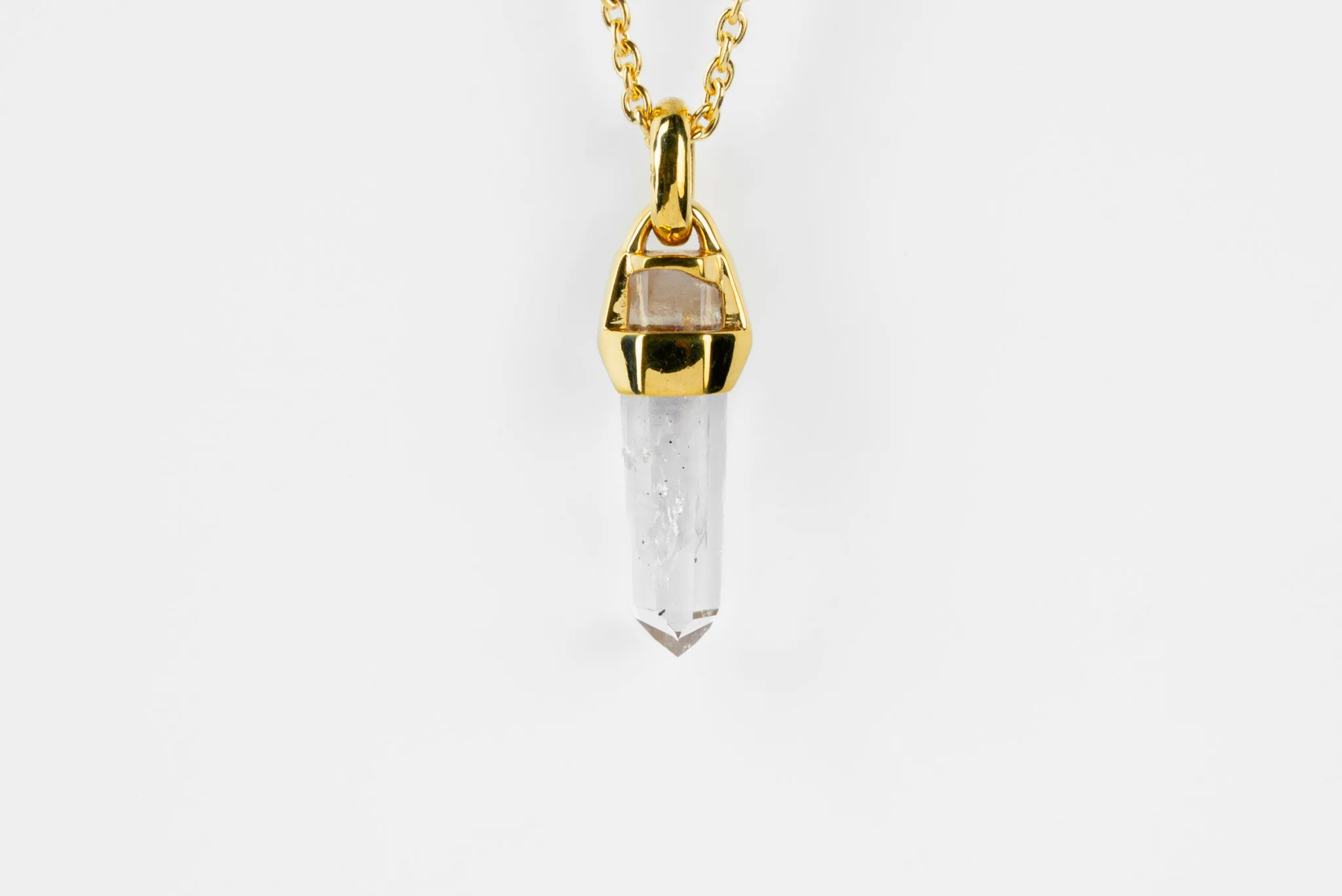 Talisman Necklace (50cm, Brace-Held, Healed, Light Amethyst, YGA+AME) sold by Parts of Four product image thumbnail 4