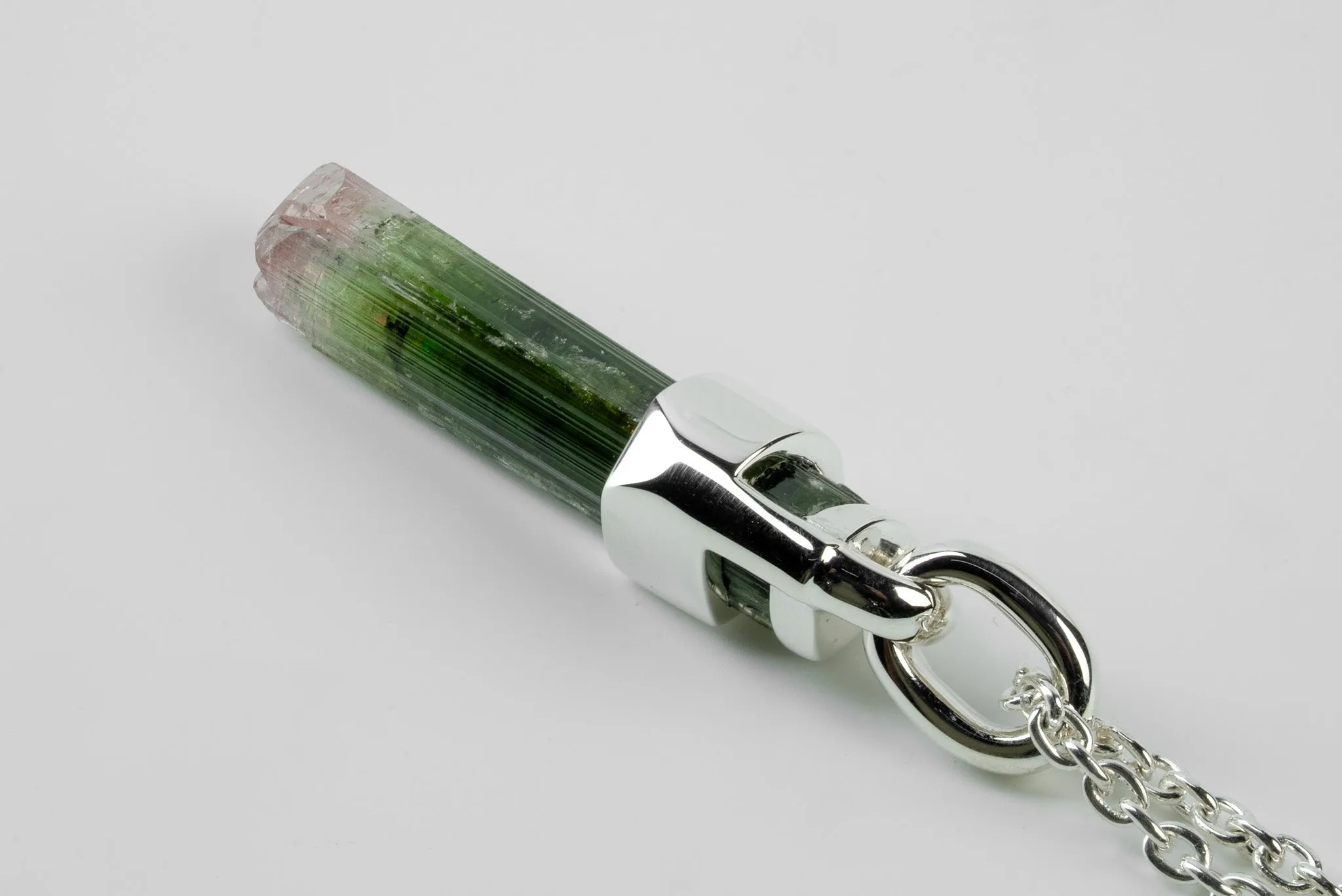 Talisman Necklace (Brace-Held, Healed, Elbaite, PA+ELB) sold by Parts of Four product image thumbnail 2