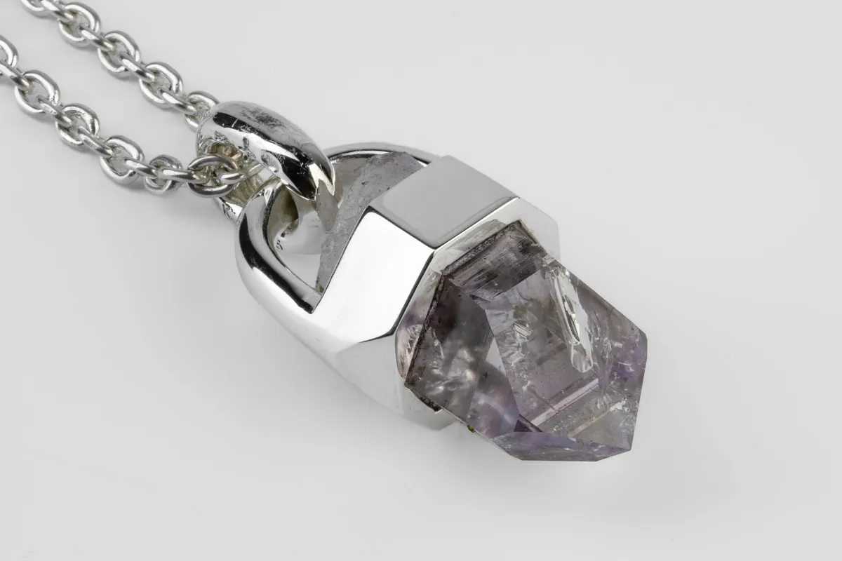 Talisman Necklace (Brace-Held, Light Amethyst, PA+AME) sold by Parts of Four