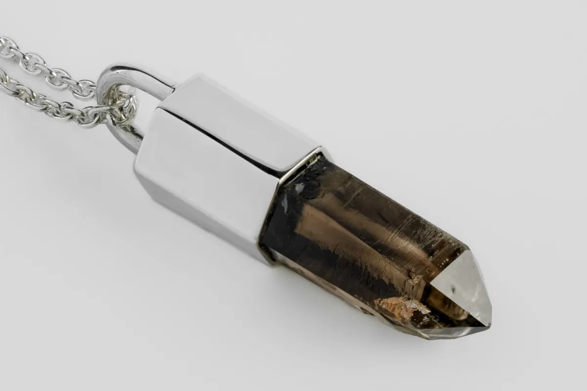 Talisman Necklace (Smoky Quartz, PA+SQ) sold by Parts of Four