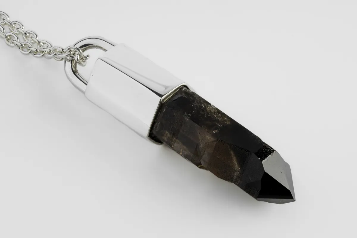 Talisman Necklace (Smoky Quartz, PA+SQ) sold by Parts of Four