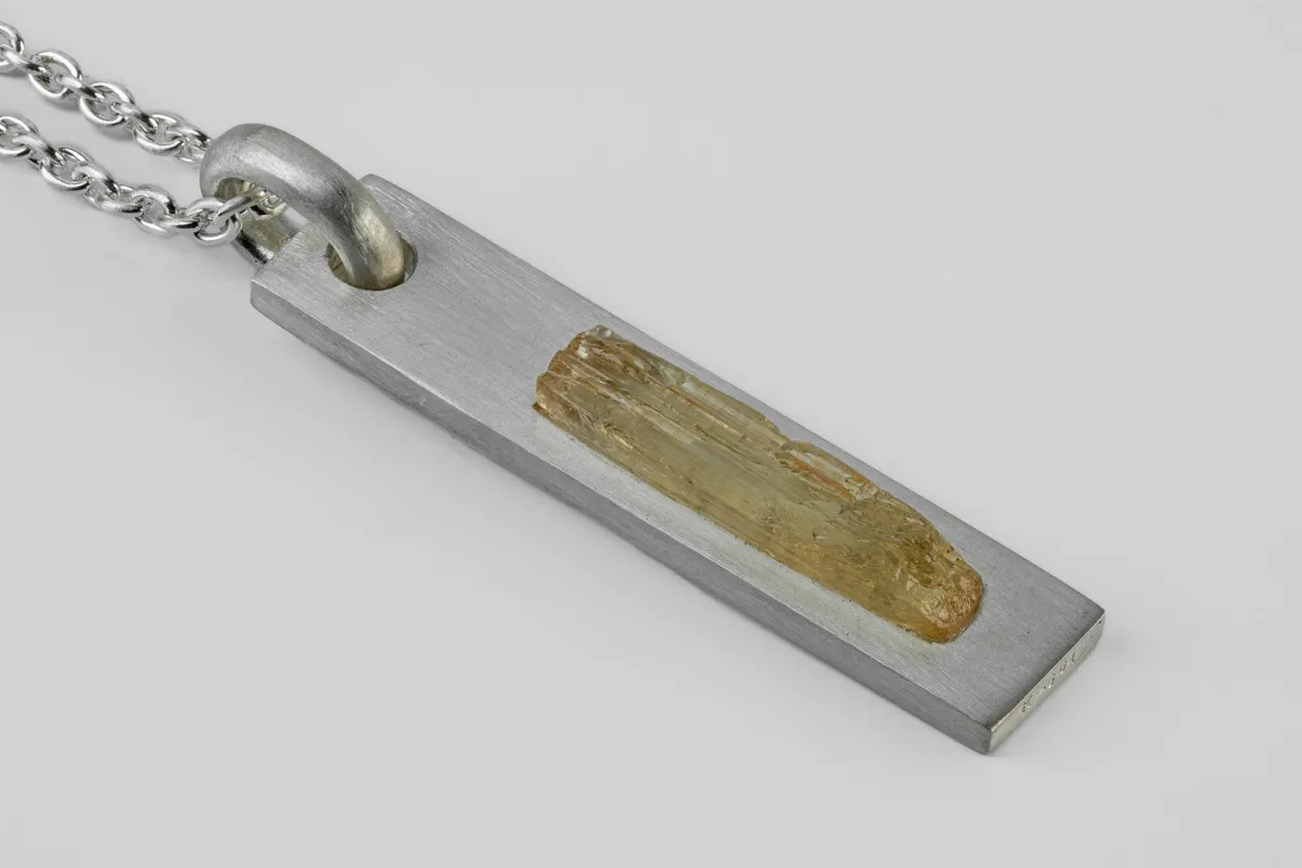 Plate Necklace (Adaptation, Scapolite, MA+SCAP) sold by Parts of Four