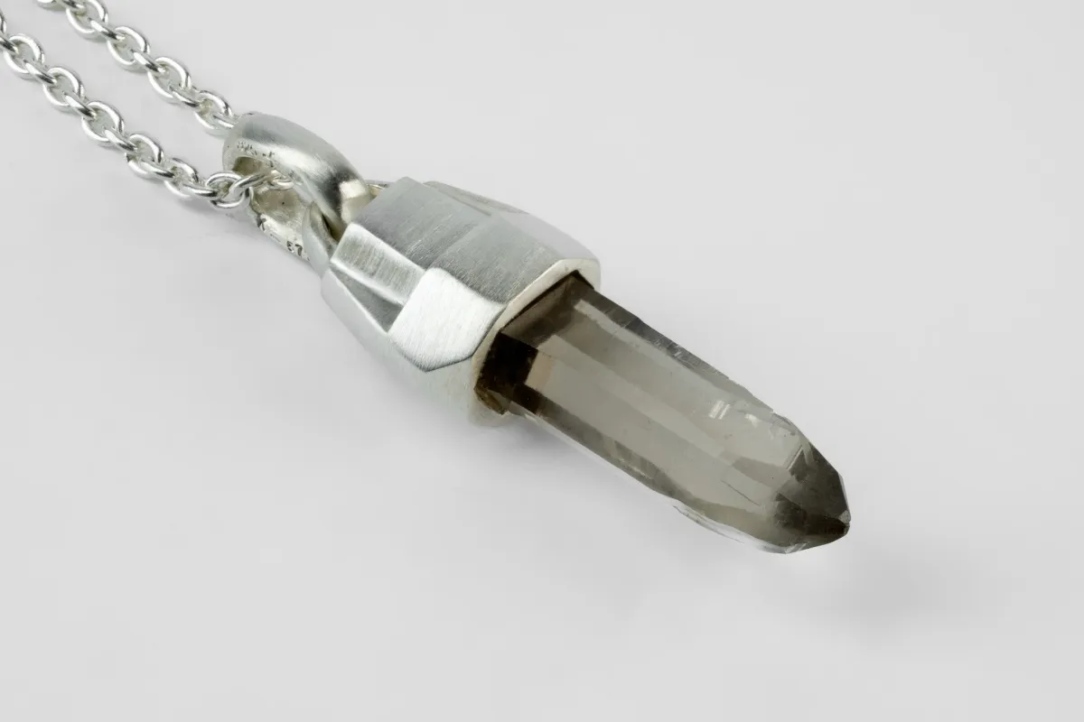 Talisman Necklace (Brace-Held, Healed, Smoky Quartz, MA+SQ) sold by Parts of Four