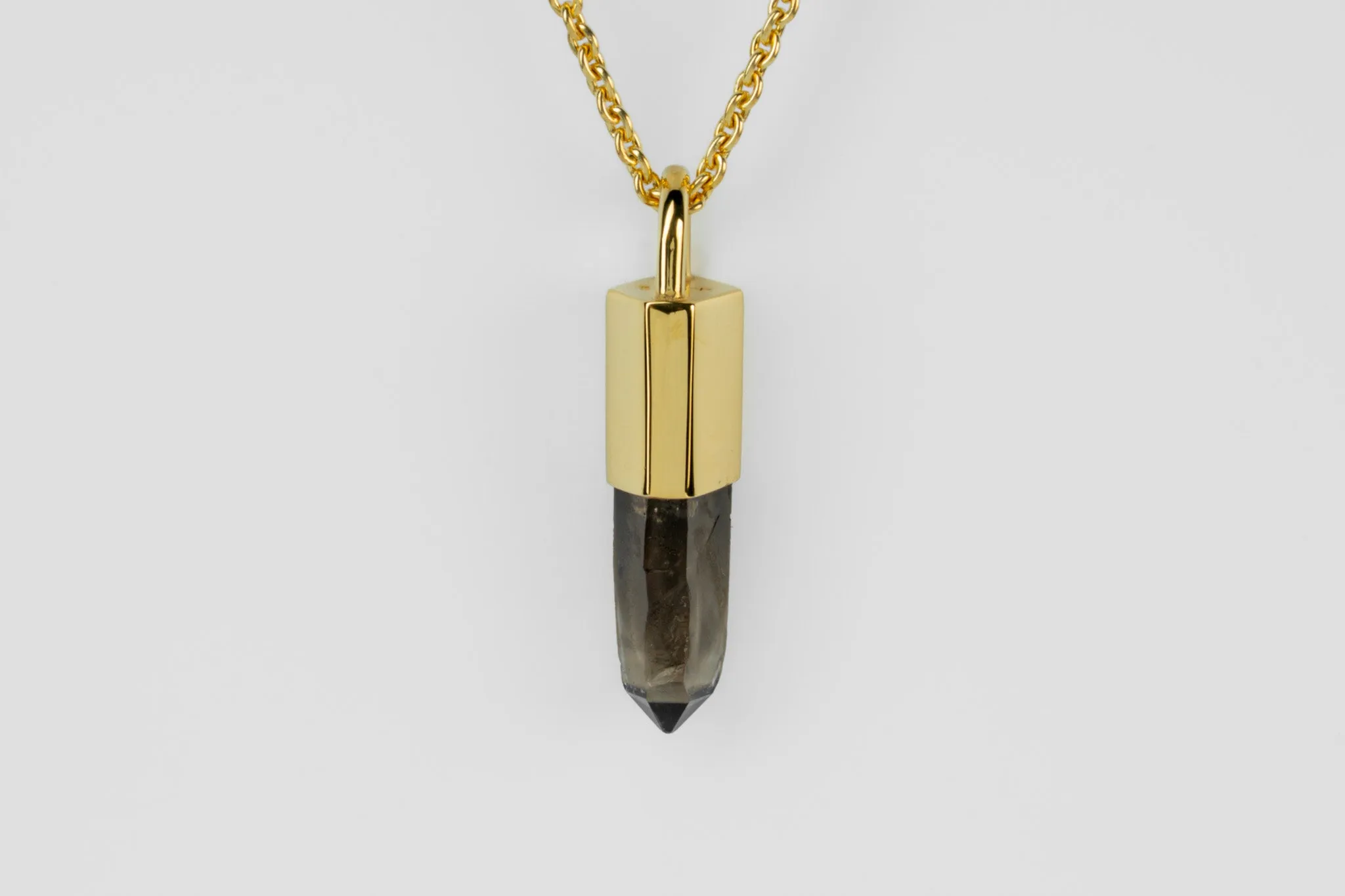 Talisman Necklace (Smoky Quartz, YGA+SQ) sold by Parts of Four product image thumbnail 3