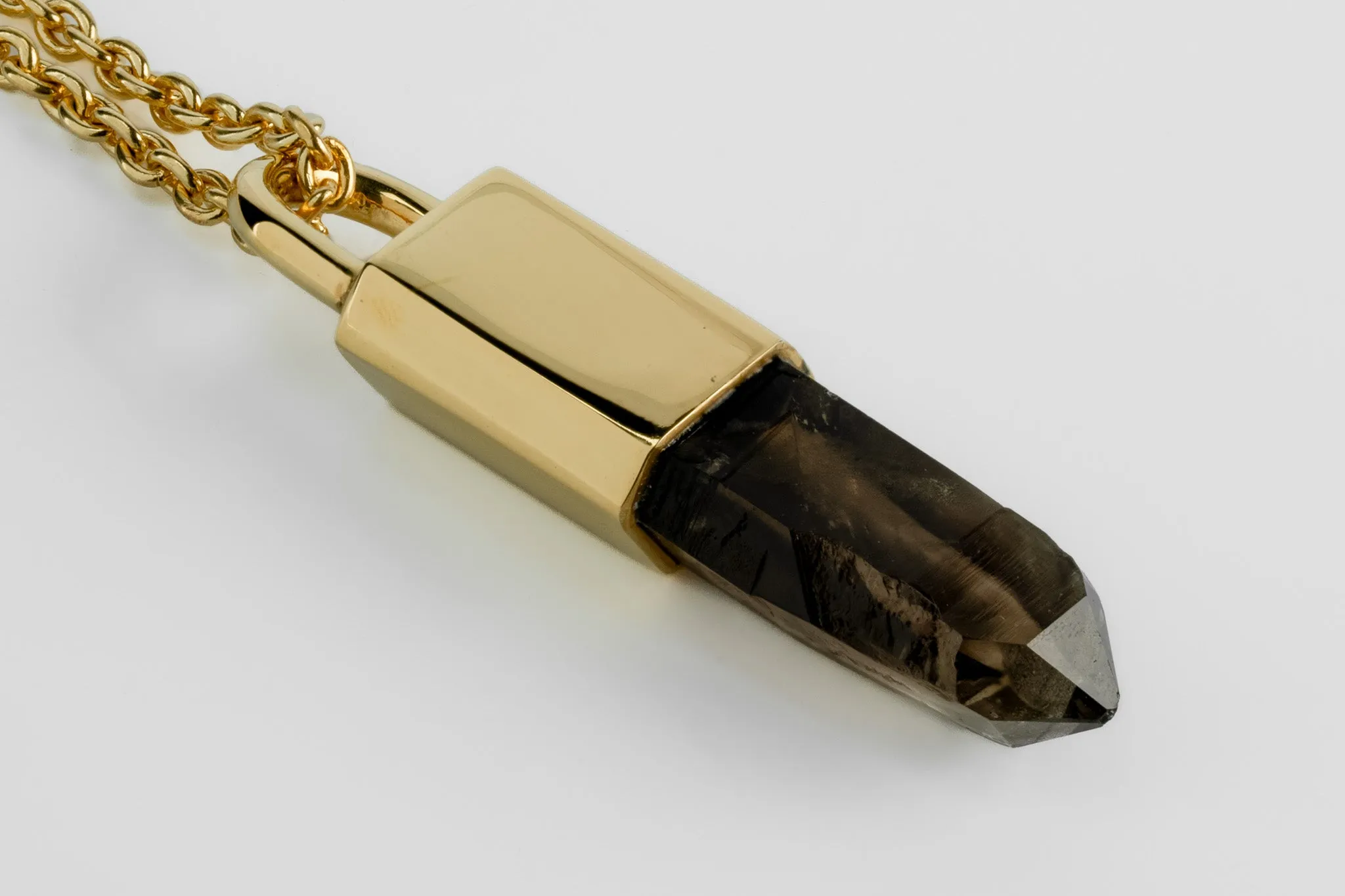 Talisman Necklace (Smoky Quartz, YGA+SQ) sold by Parts of Four