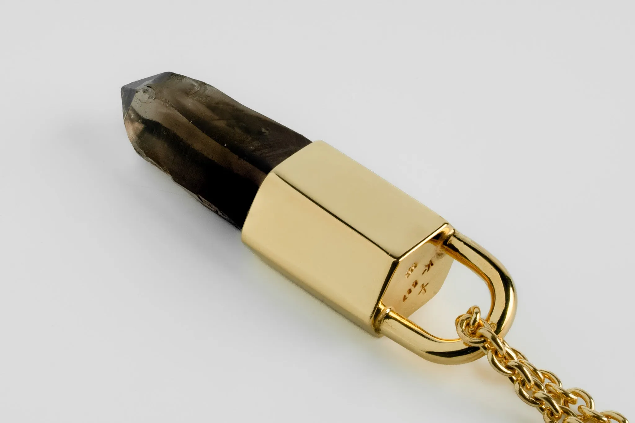 Talisman Necklace (Smoky Quartz, YGA+SQ) sold by Parts of Four product image thumbnail 2