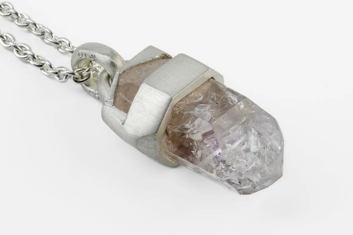 Talisman Necklace (Brace-Held, Healed, Light Amethyst, MA+AME) sold by Parts of Four