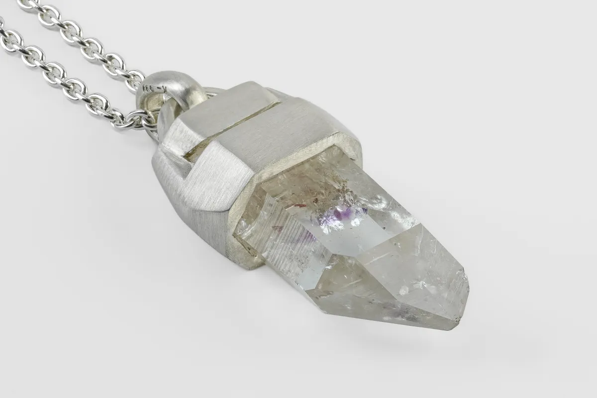 Talisman Necklace (Brace-Held, Healed, Light Amethyst, MA+AME) sold by Parts of Four