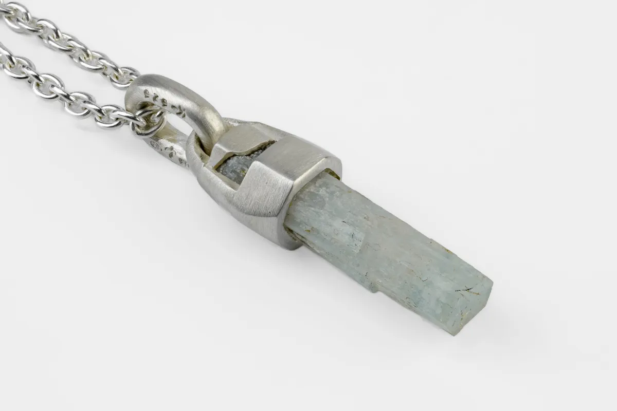 Talisman Necklace (50cm, Brace-Held, Healed, Aquamarine, MA+AQU) sold by Parts of Four