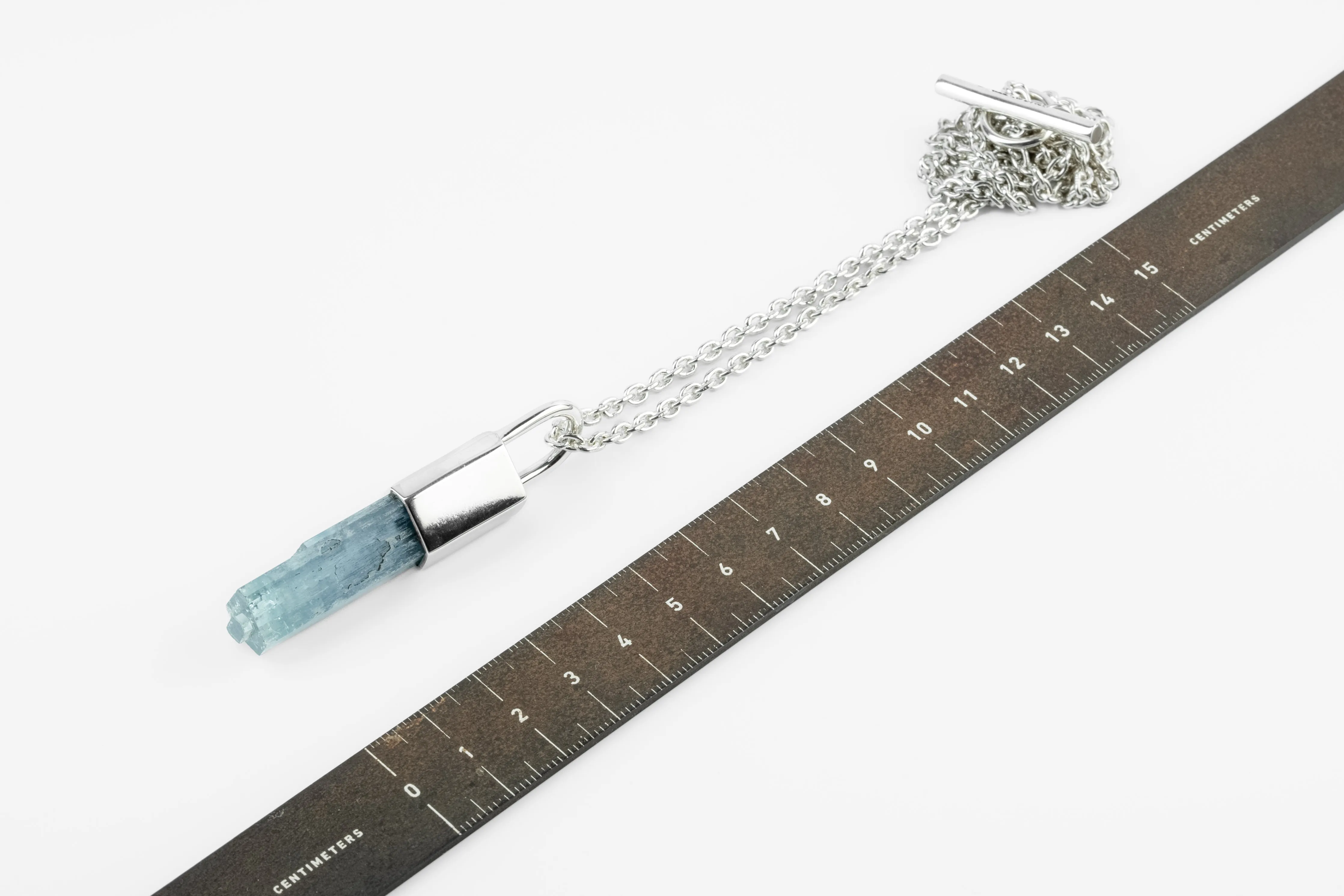Talisman Necklace (Aquamarine, PA+AQU) sold by Parts of Four product image thumbnail 5