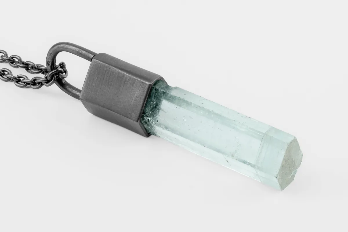 Talisman Necklace (Aquamarine, KA+AQU) sold by Parts of Four