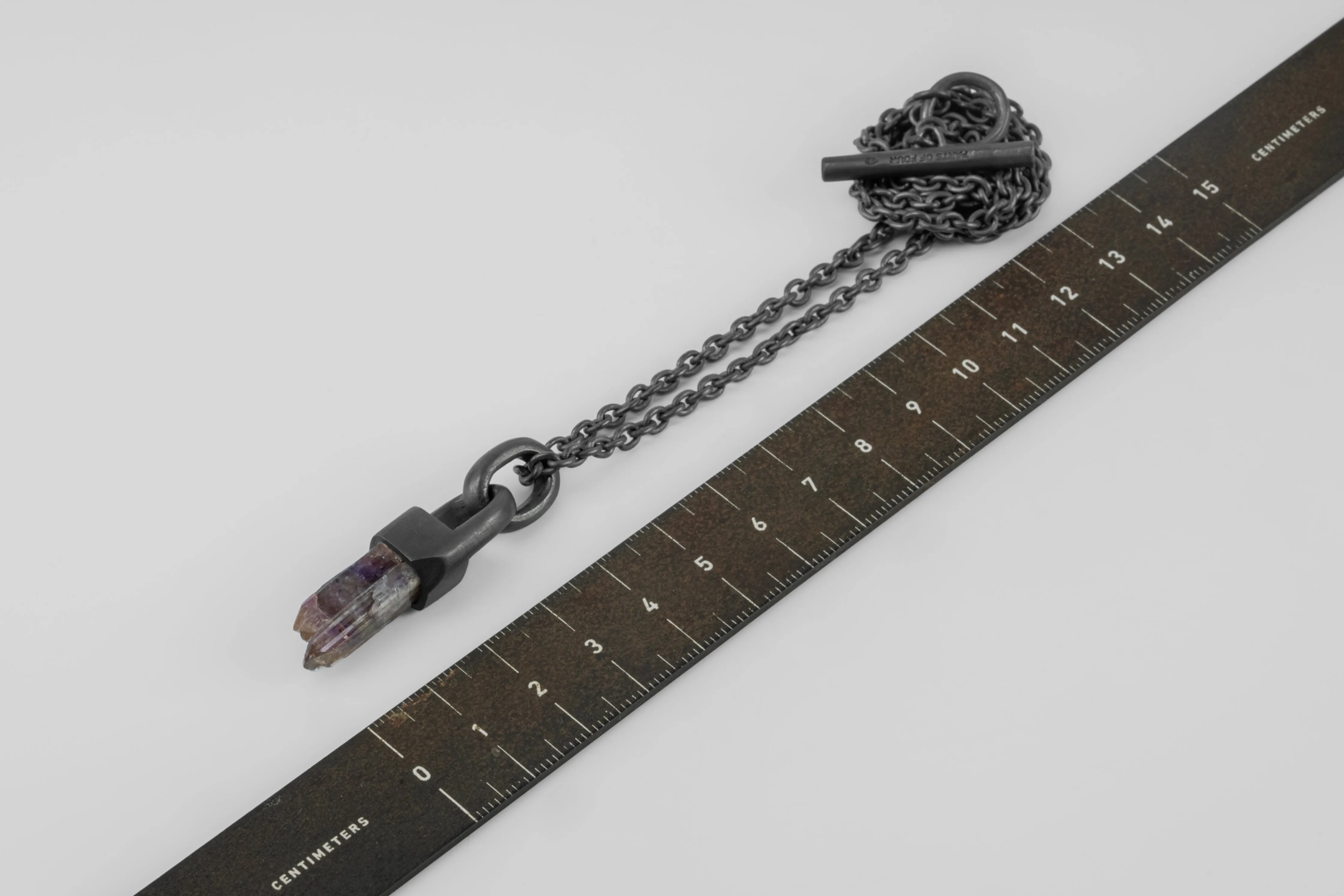 Talisman Necklace (Brace-Held, Tanzanite, KA+TAN) sold by Parts of Four product image thumbnail 5