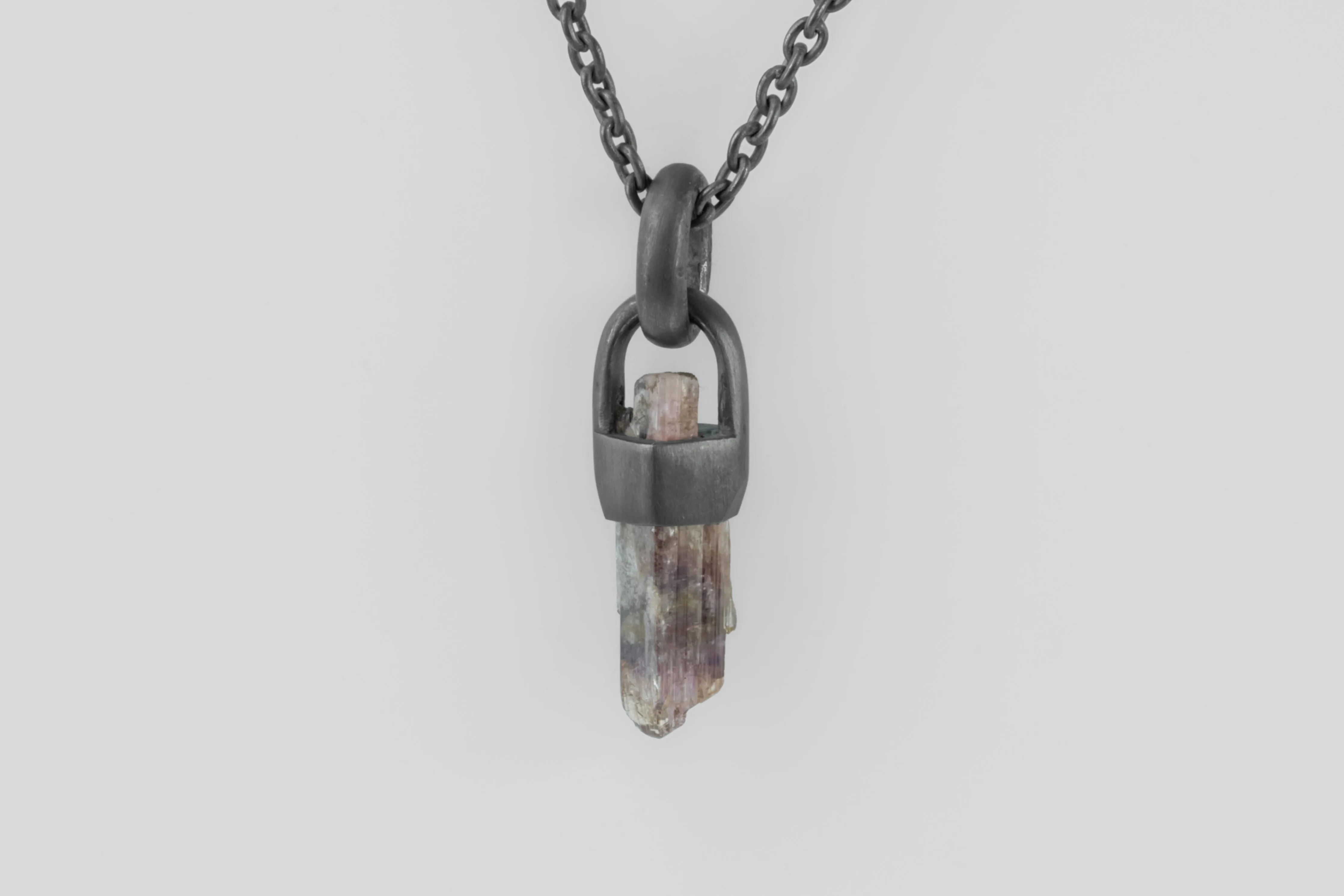 Talisman Necklace (Brace-Held, Tanzanite, KA+TAN) sold by Parts of Four product image thumbnail 4