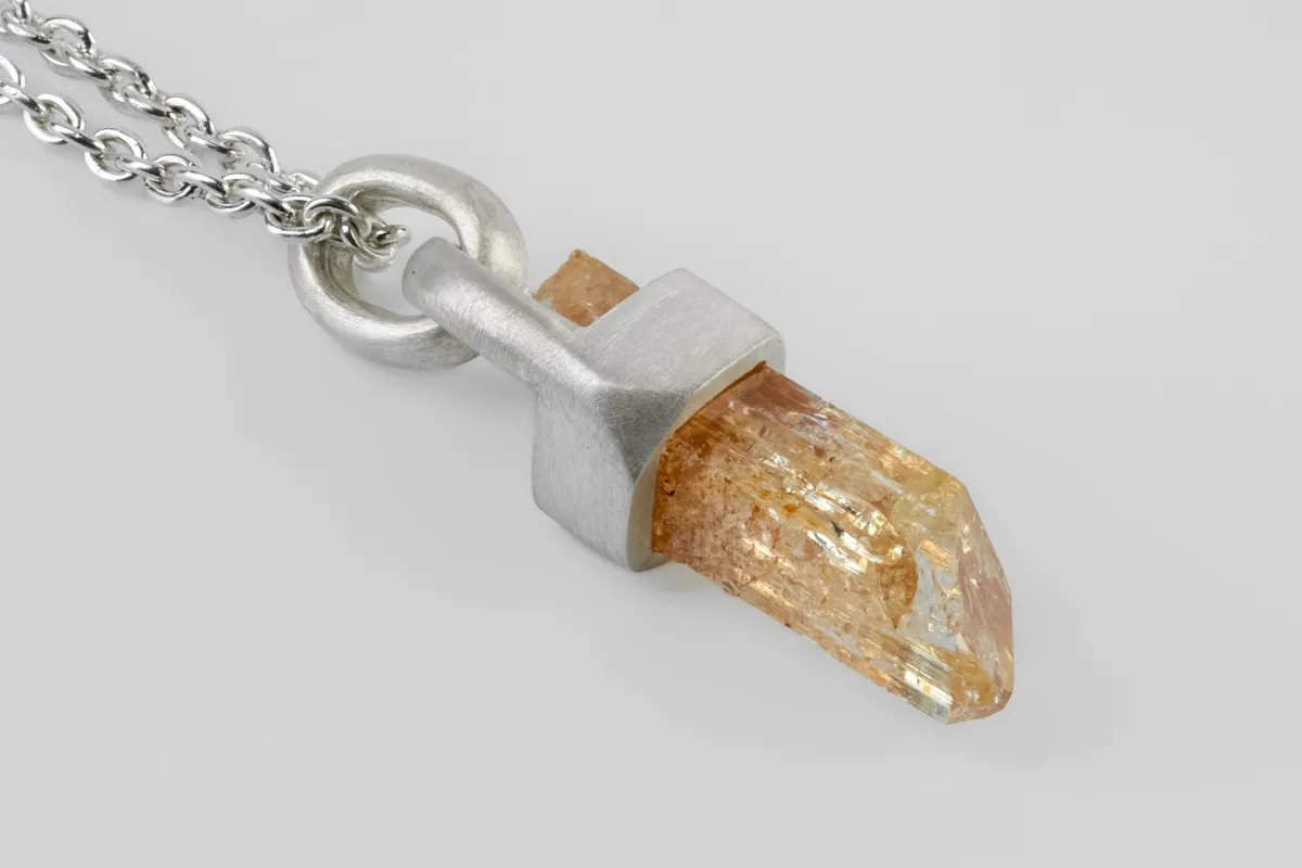 Talisman Necklace (Brace-Held, Imperial Topaz, MA+ITOP) sold by Parts of Four