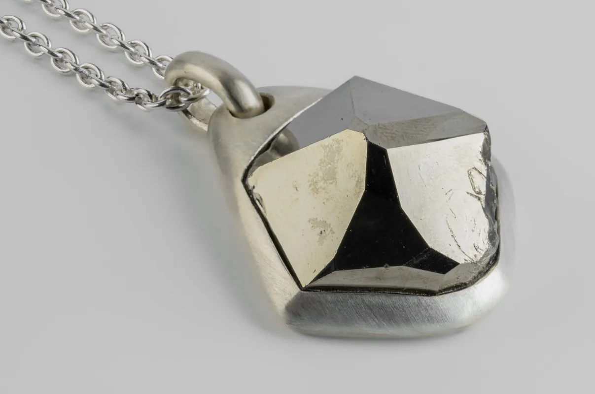 Halos Necklace (Pyrite, MA+PYR) sold by Parts of Four