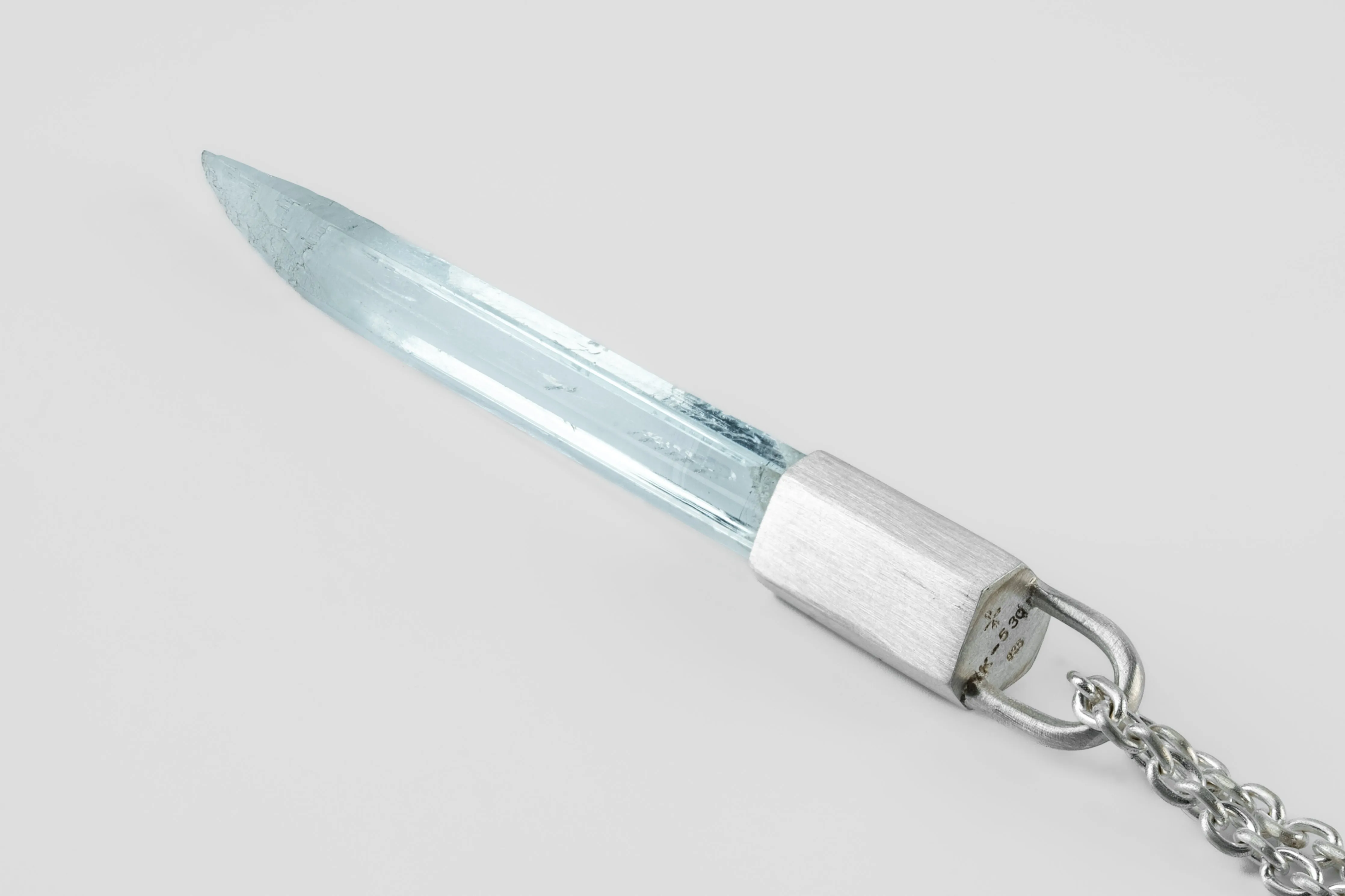 Talisman Necklace (50cm, Aquamarine, MA+AQU) sold by Parts of Four product image thumbnail 2