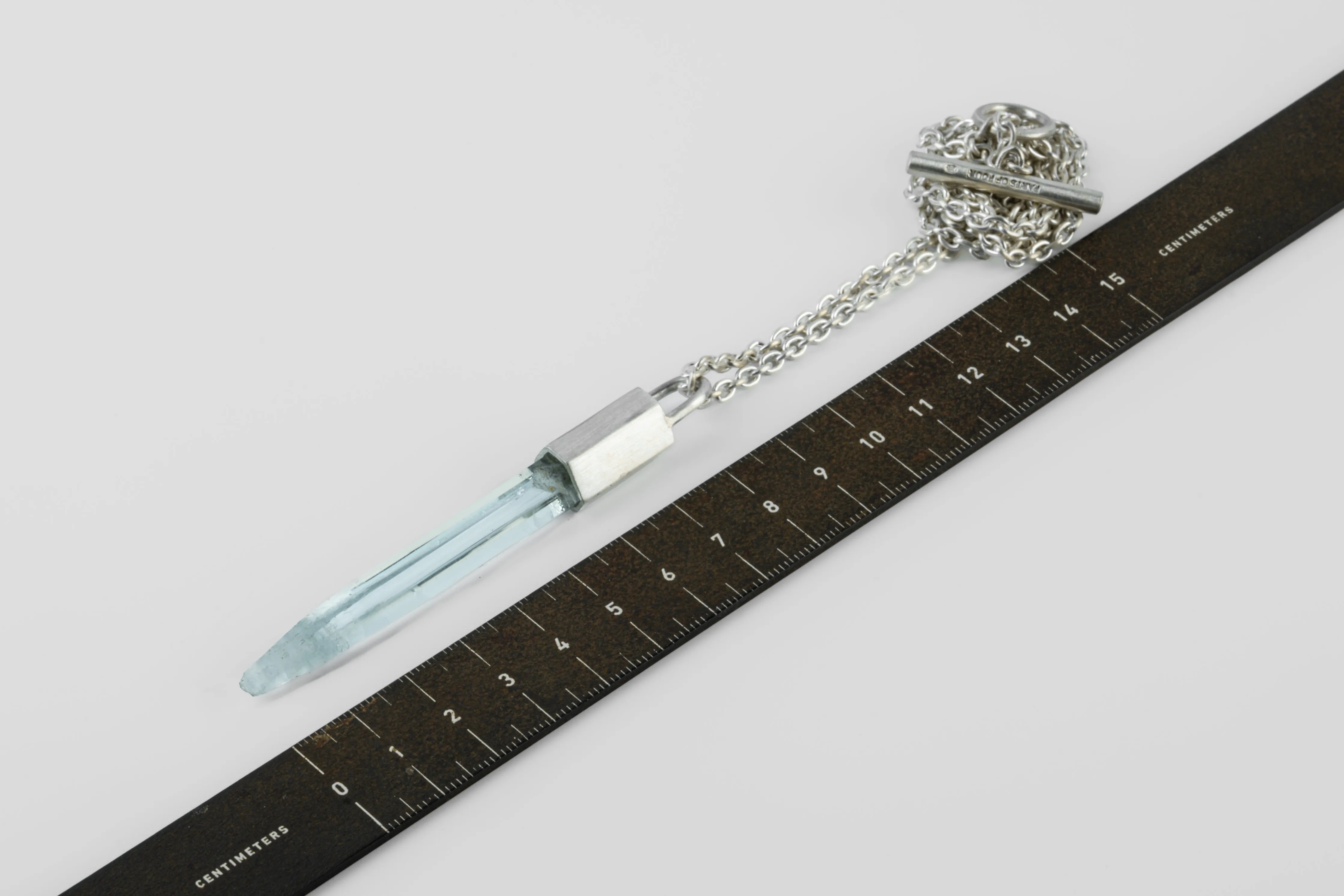 Talisman Necklace (50cm, Aquamarine, MA+AQU) sold by Parts of Four product image thumbnail 5