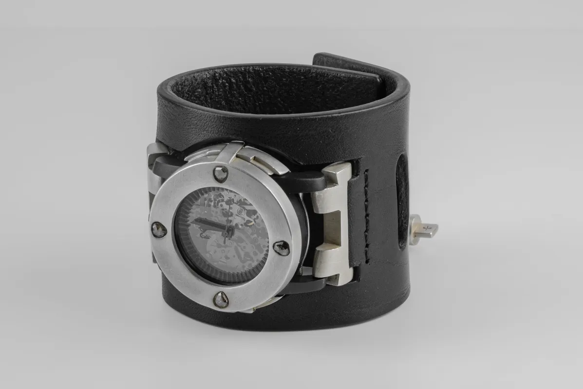 P4—FOB Watch #351 (Case [0.8 CT, 4 Diamond Slabs], Restraint, DA+DIA-DA-NG, Black Matte) sold by Parts of Four