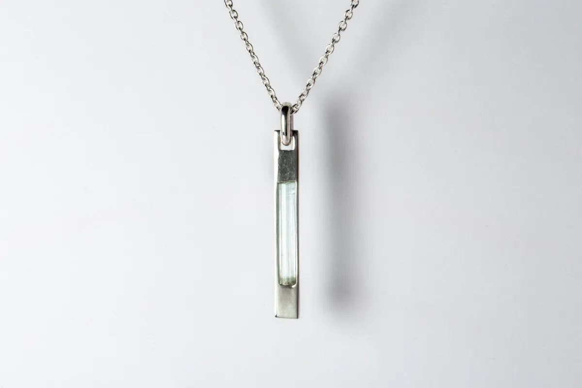 Plate Necklace (Aquamarine, PA+AQU) sold by Parts of Four