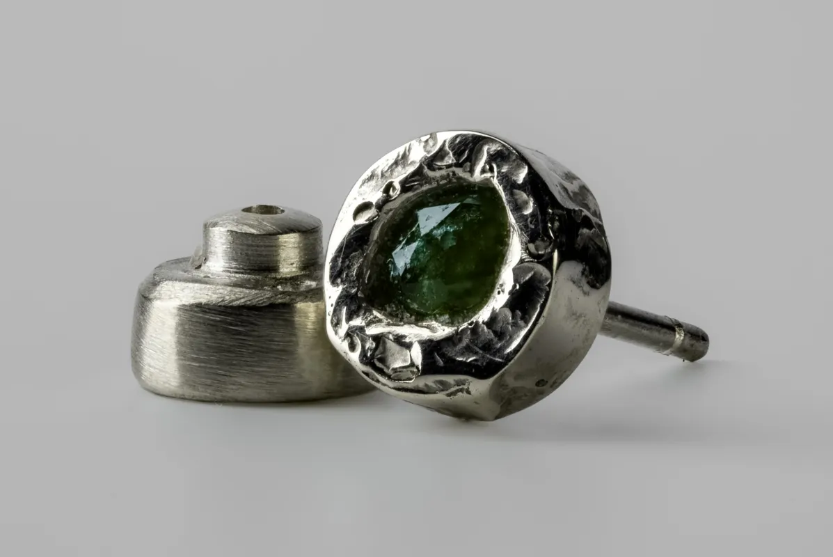 Stud Earring (Fuse, 0.2 CT, Emerald, MA10KW+EMER) sold by Parts of Four