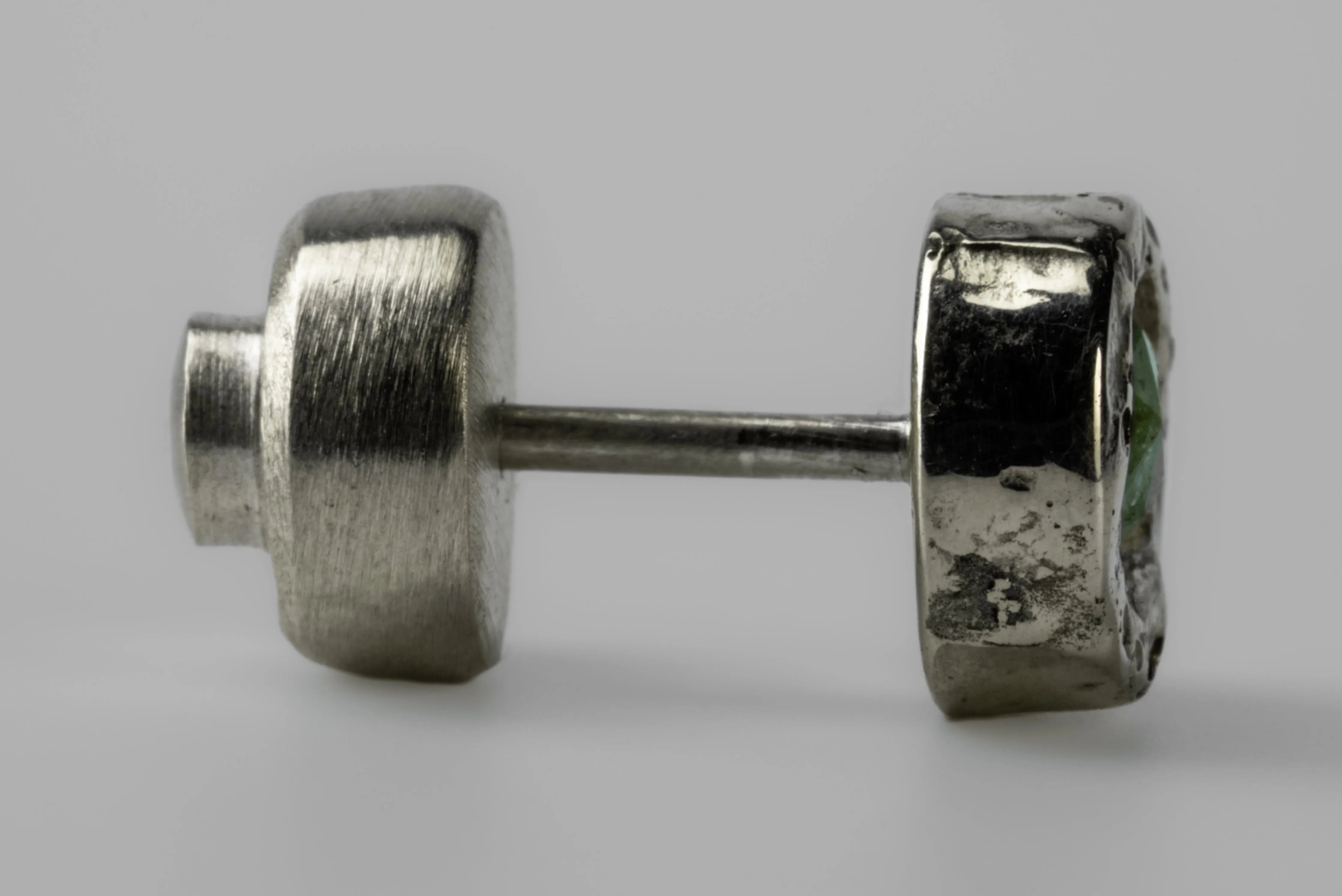 Stud Earring (Fuse, 0.2 CT, Emerald, MA10KW+EMER) sold by Parts of Four product image thumbnail 3