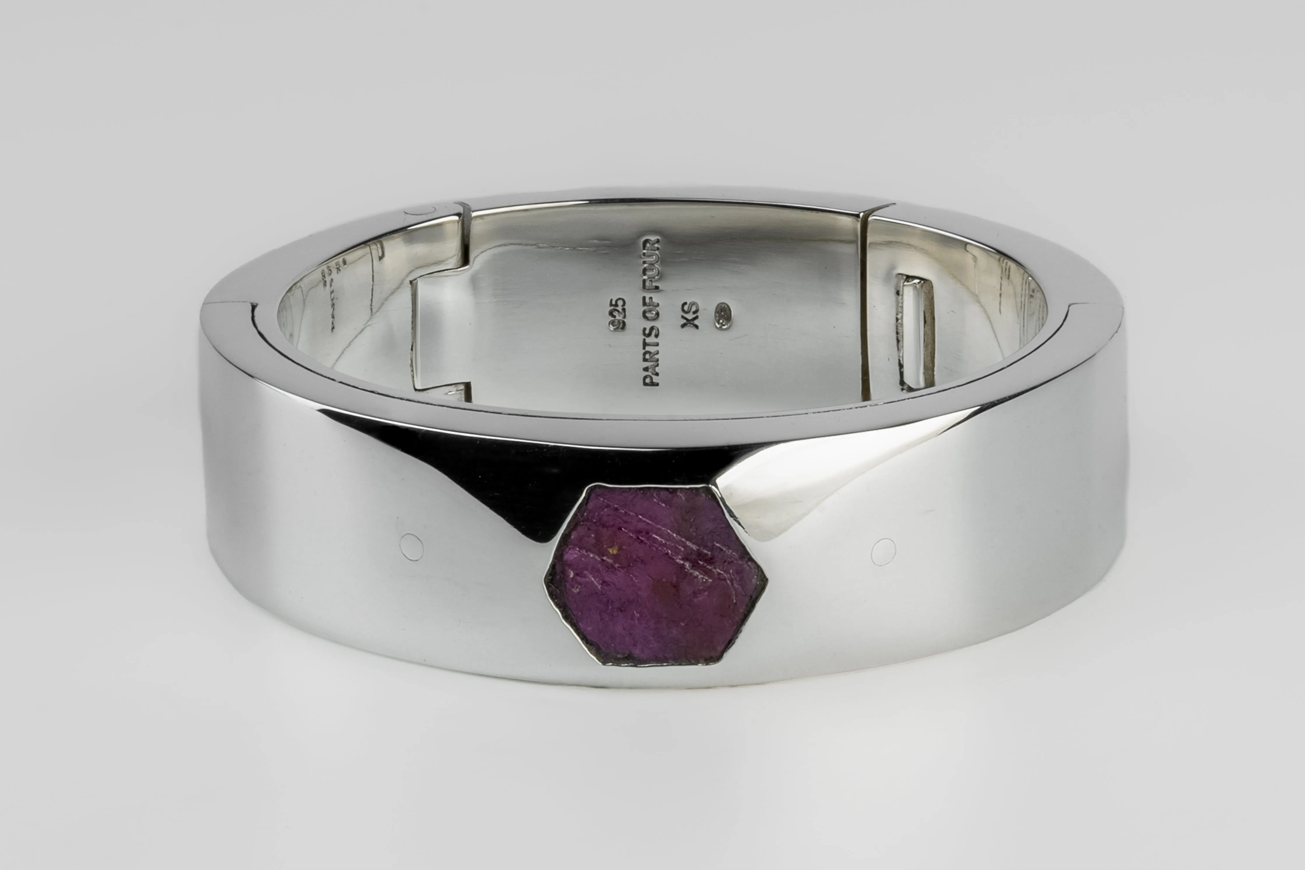 Sistema Bracelet v2 (Terrestrial Surfaced, 4.0 CT, Ruby Slab, 17mm, PA+RUS) sold by Parts of Four product image thumbnail 3