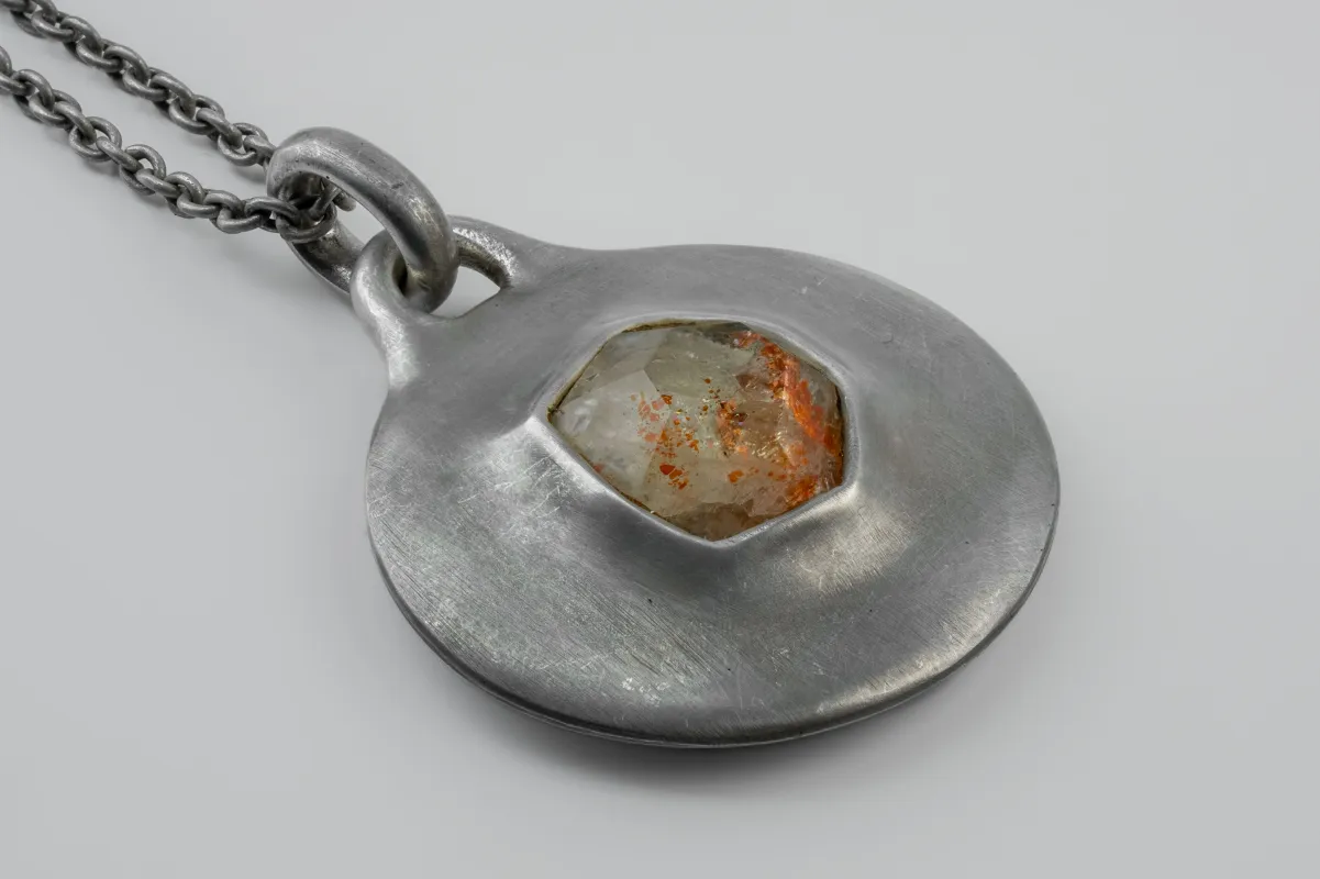 Morphed Disk Necklace (45mm, Sunstone, DA+SUN) sold by Parts of Four