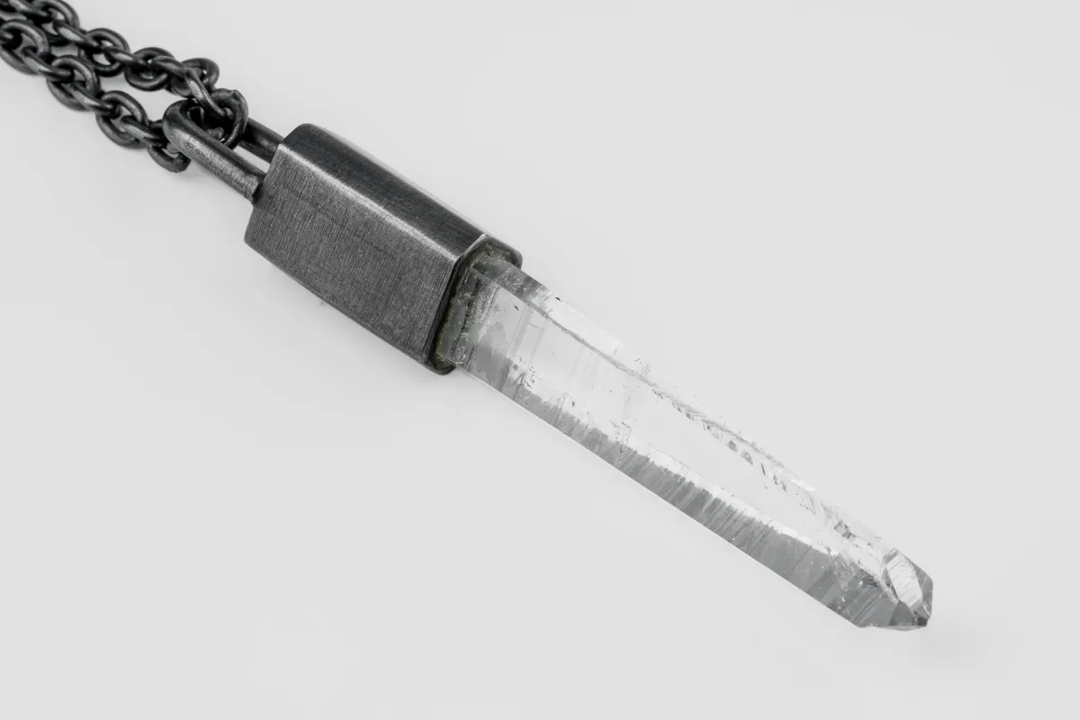 Talisman Necklace (50cm, Lemurian Quartz, KA+LEM) sold by Parts of Four