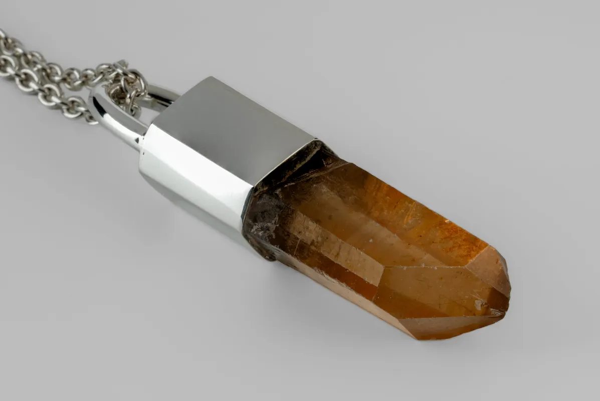 Talisman Necklace (Iron Stained Quartz, PA+ISQ) sold by Parts of Four