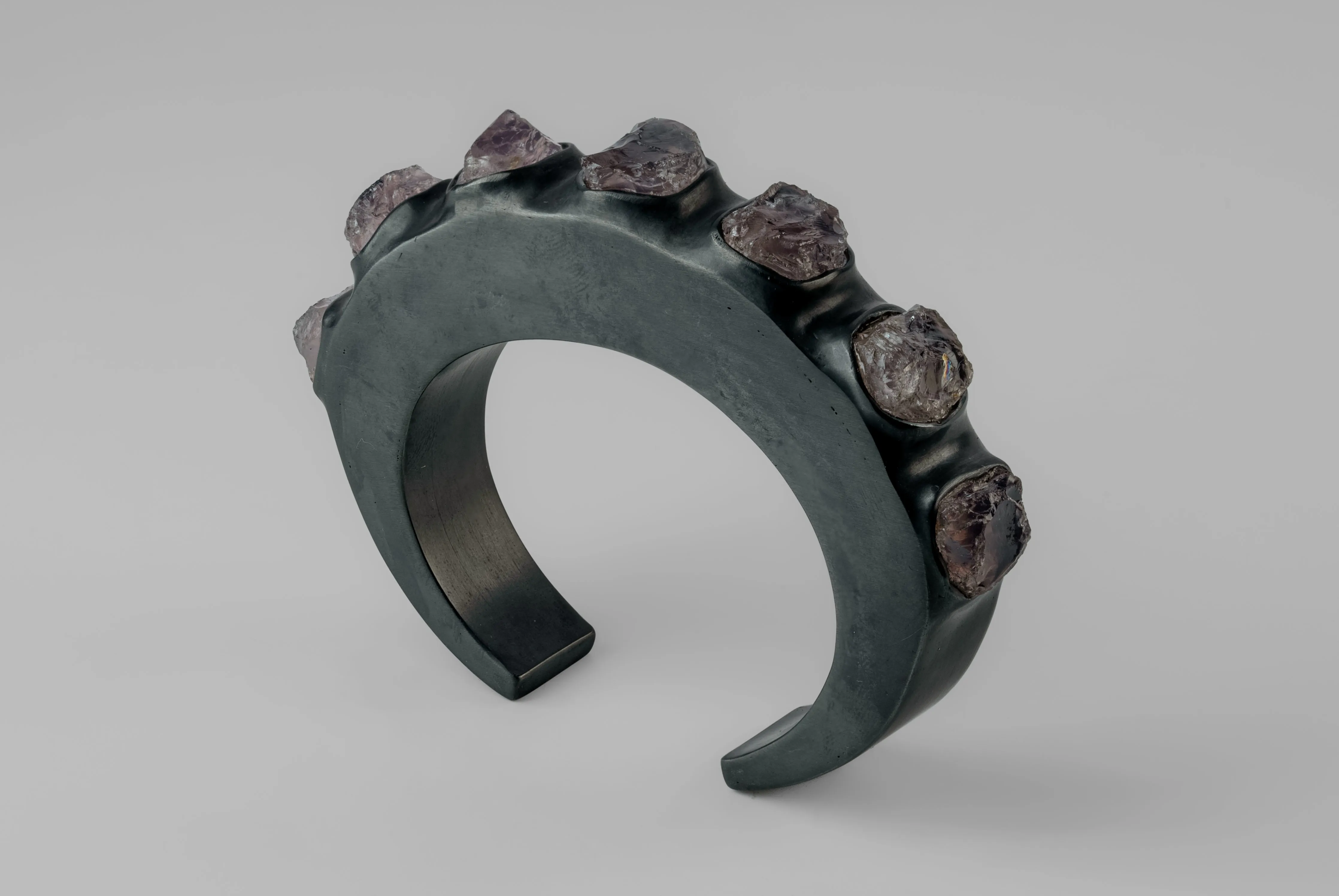 Crescent Bracelet (Terrestrial Surfaced, Rose Quartz, 15mm, KAS+ROS) sold by Parts of Four product image thumbnail 2