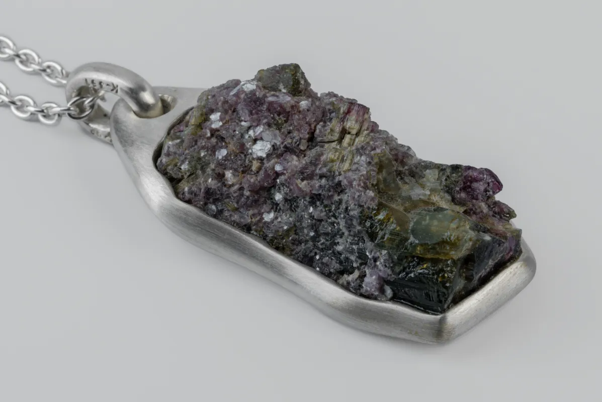 Halos Necklace (Elbaite, MA+ELB) sold by Parts of Four