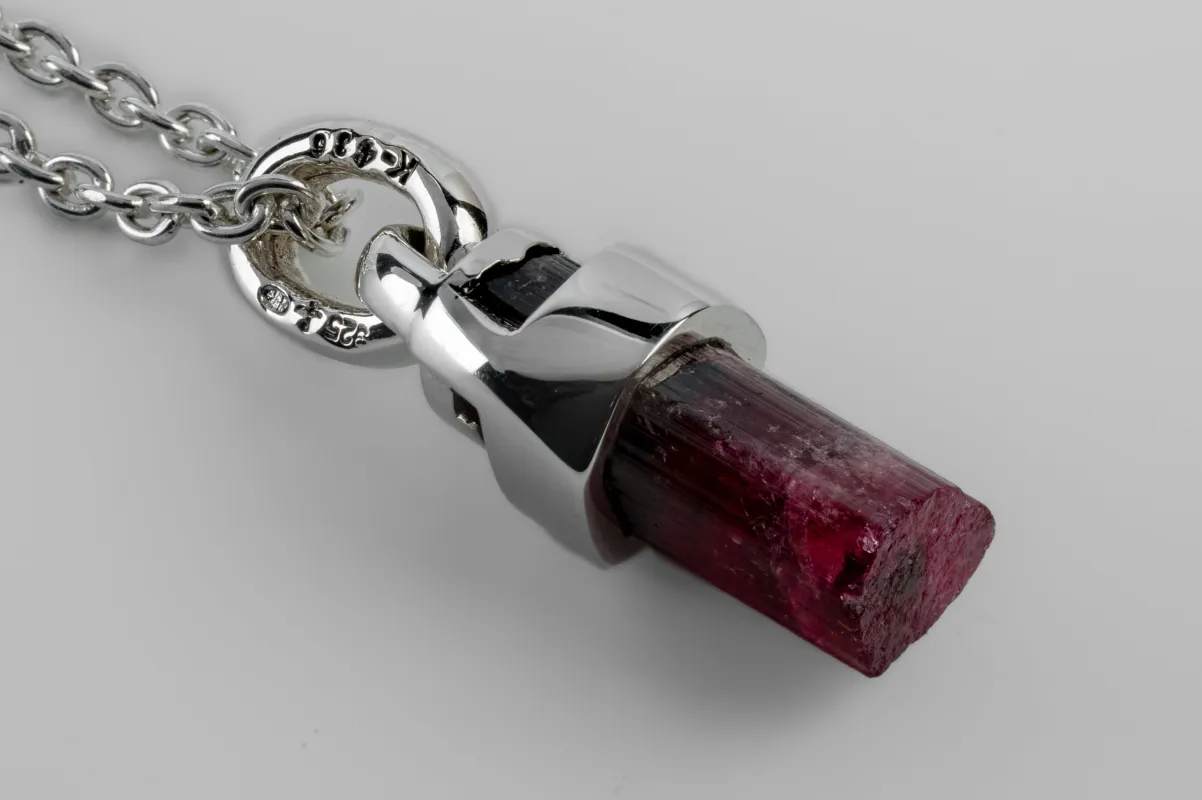 Talisman Necklace (50cm, Brace-Held, Healed, Rubellite, PA+RBL) sold by Parts of Four