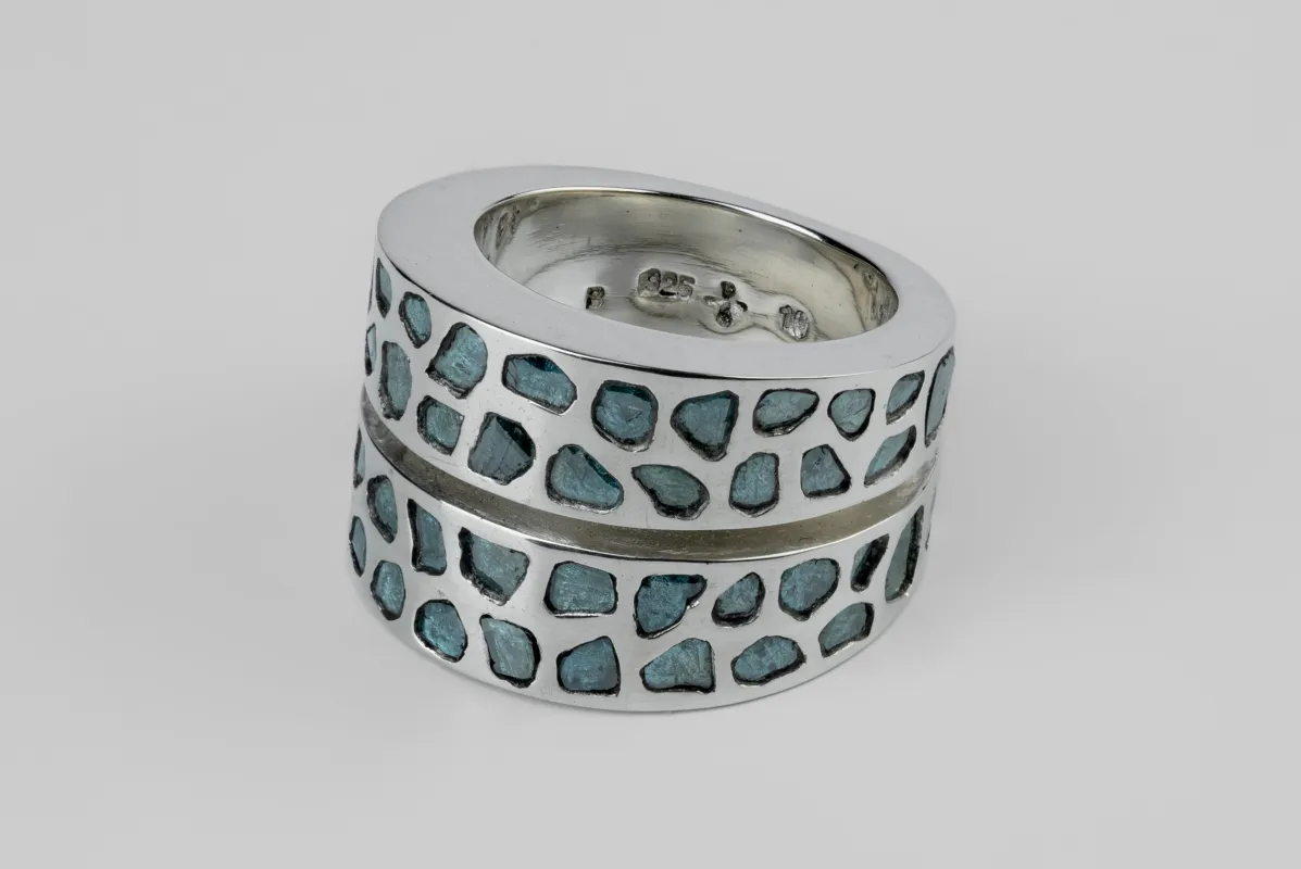 Crevice Ring (Mega Pavé, Wide, PA+BDIA) sold by Parts of Four
