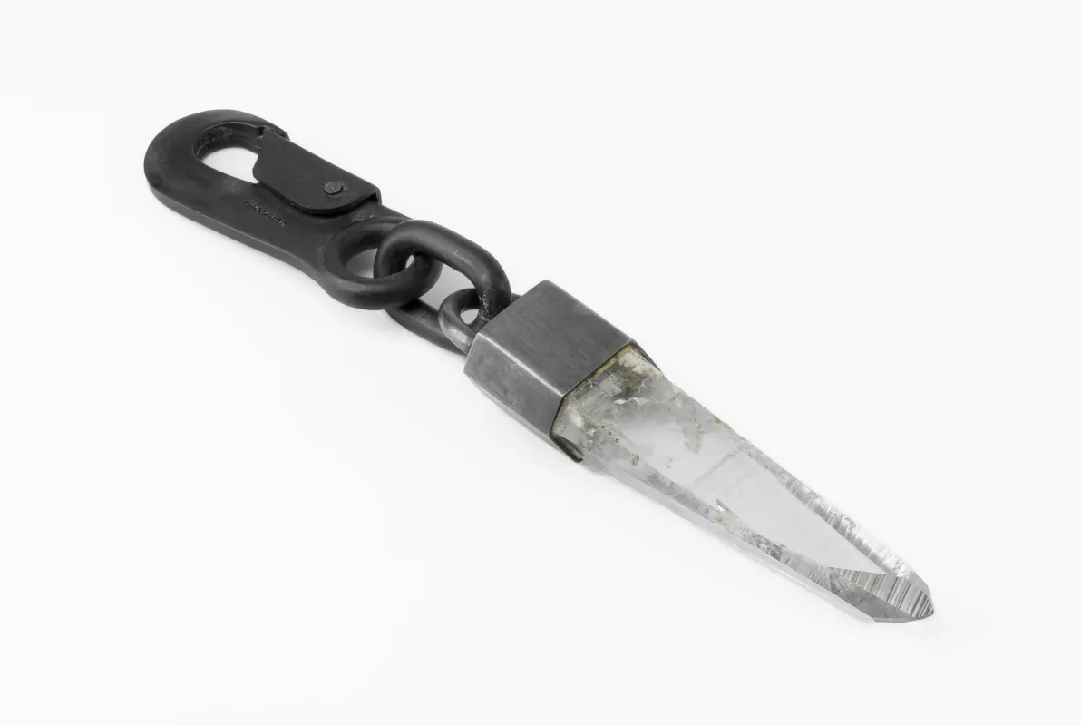 Talisman Clip (Lemurian Quartz, KZ+KA+LEM) sold by Parts of Four