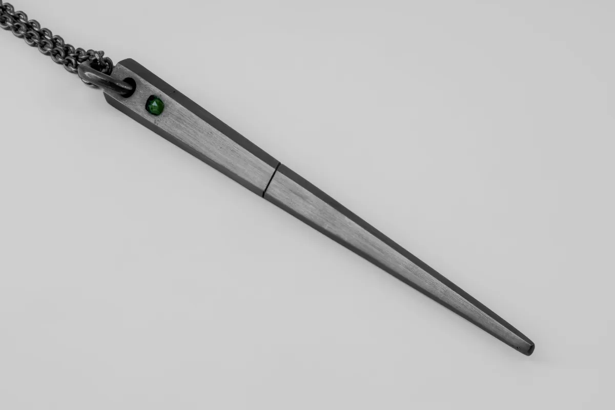 Big Spike Necklace (0.2 CT, Emerald, KA+EMER) sold by Parts of Four