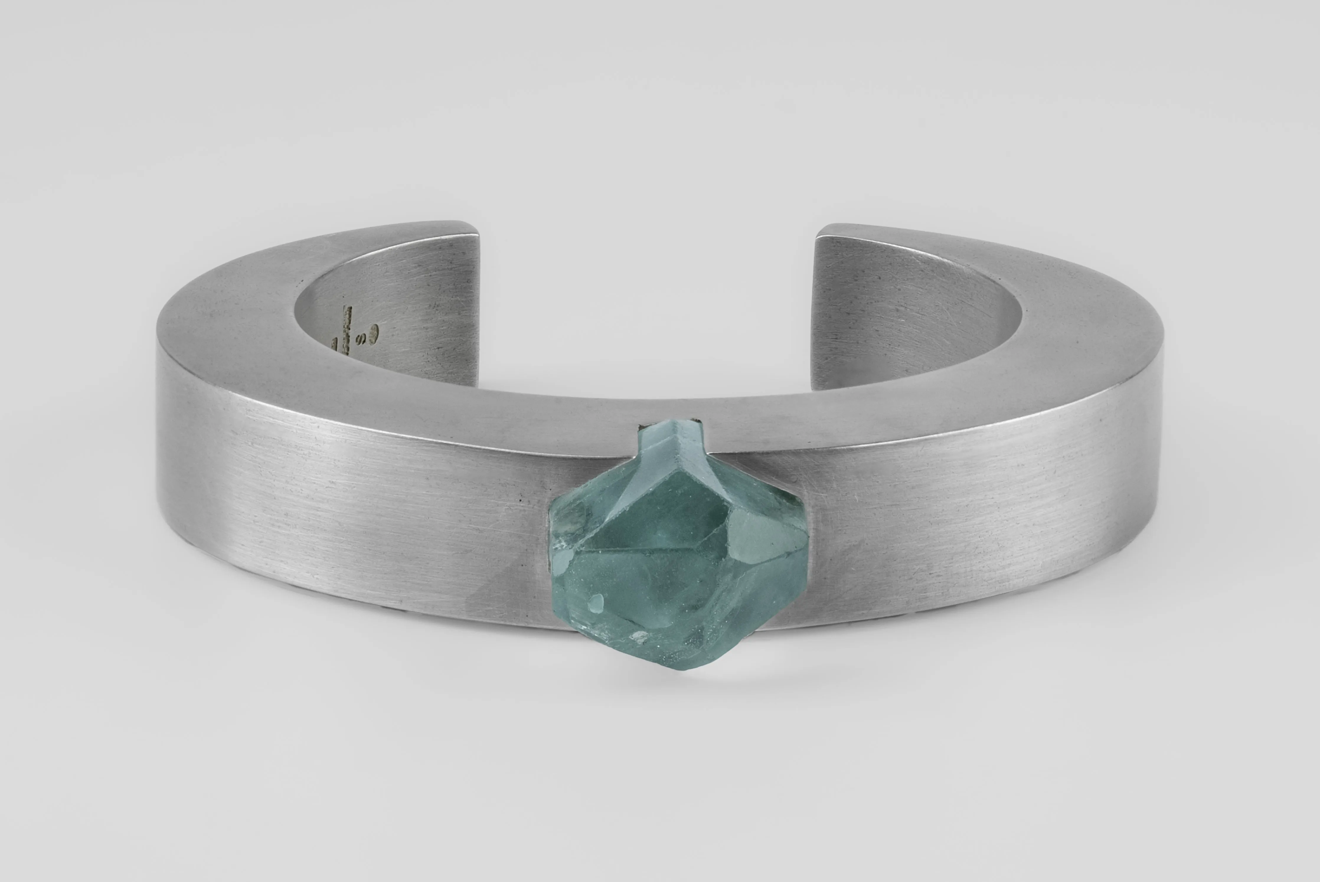 Crescent Bracelet (Mineral Collision, Aquamarine, 15mm, DA+AQU) sold by Parts of Four product image thumbnail 3