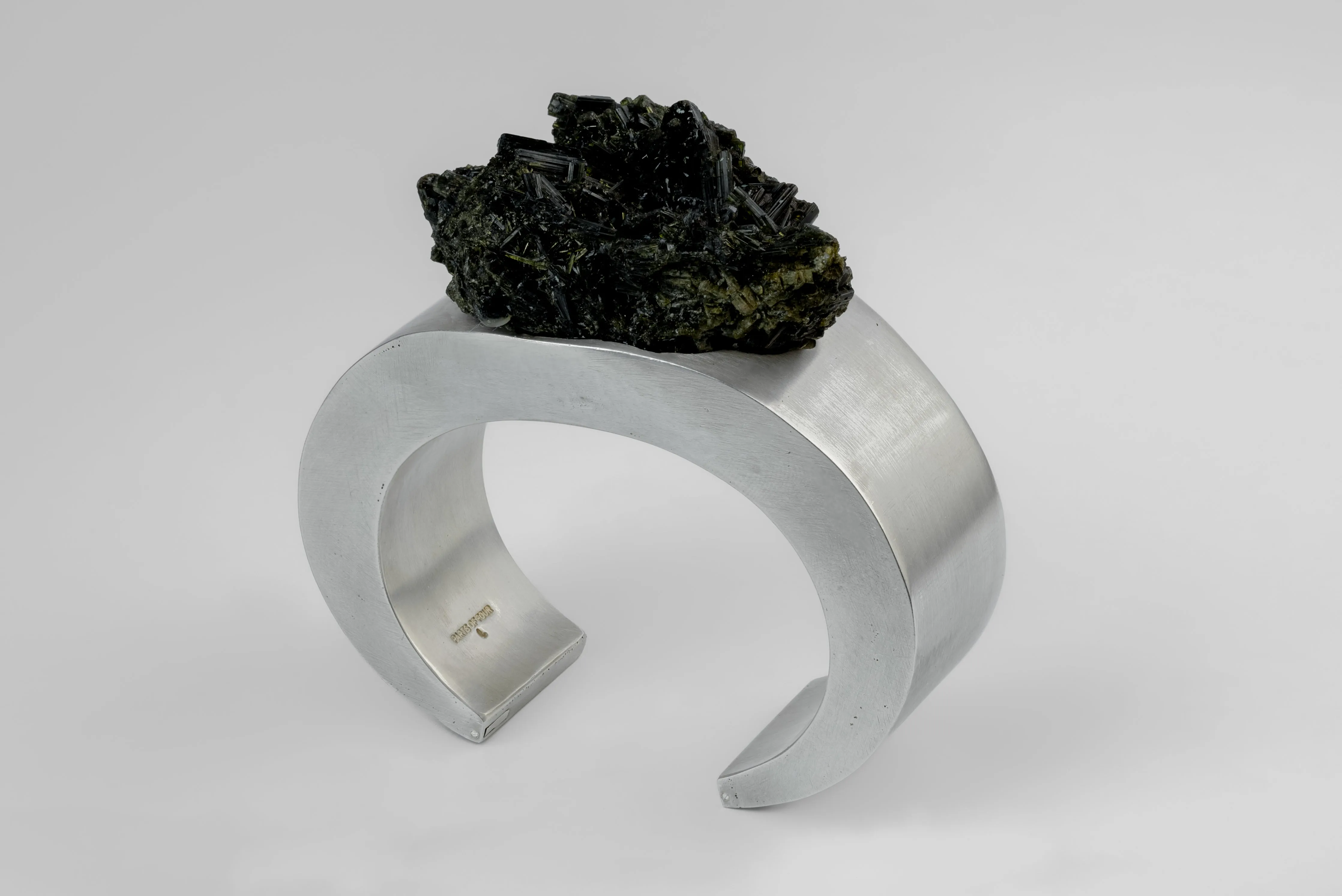 Crescent Bracelet (Mineral Collision, Verdelite, 30mm, AS+VER) sold by Parts of Four product image thumbnail 2