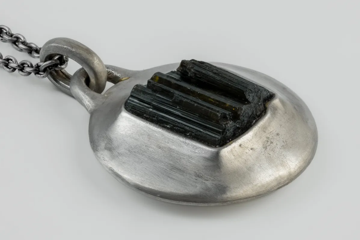 Morphed Disk Necklace (45cm, Verdelite, DA+VER) sold by Parts of Four