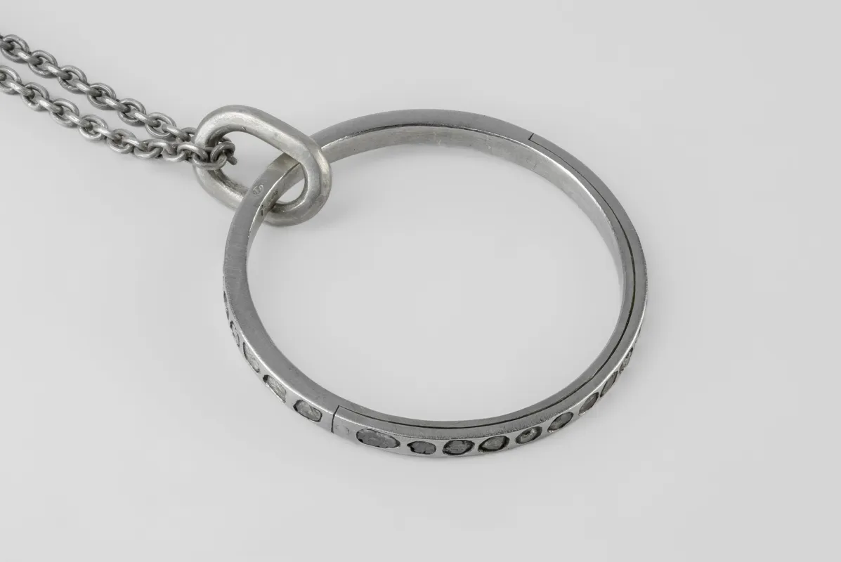 Portal Necklace v3 (Medium, Full Mega Pavé, DA+DIA) sold by Parts of Four