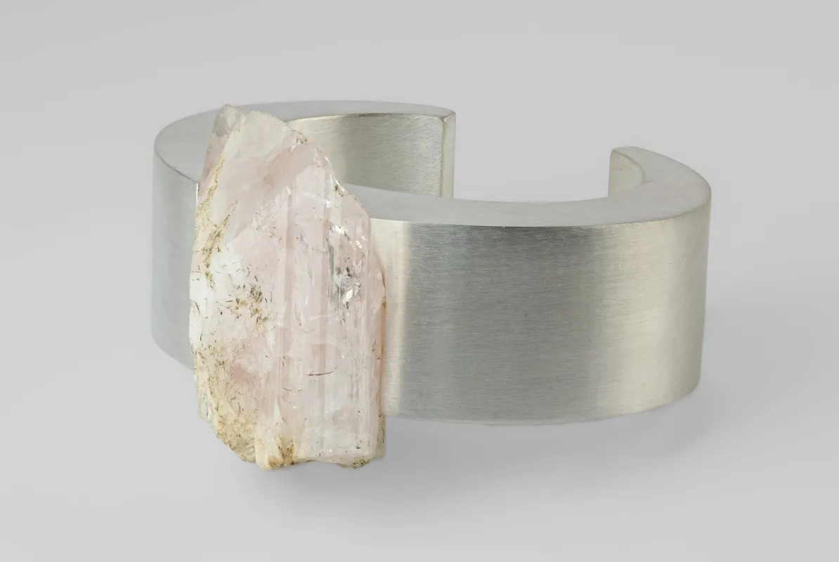 Crescent Bracelet (Mineral Collision, Danburite, 30mm, MA+DAN) sold by Parts of Four