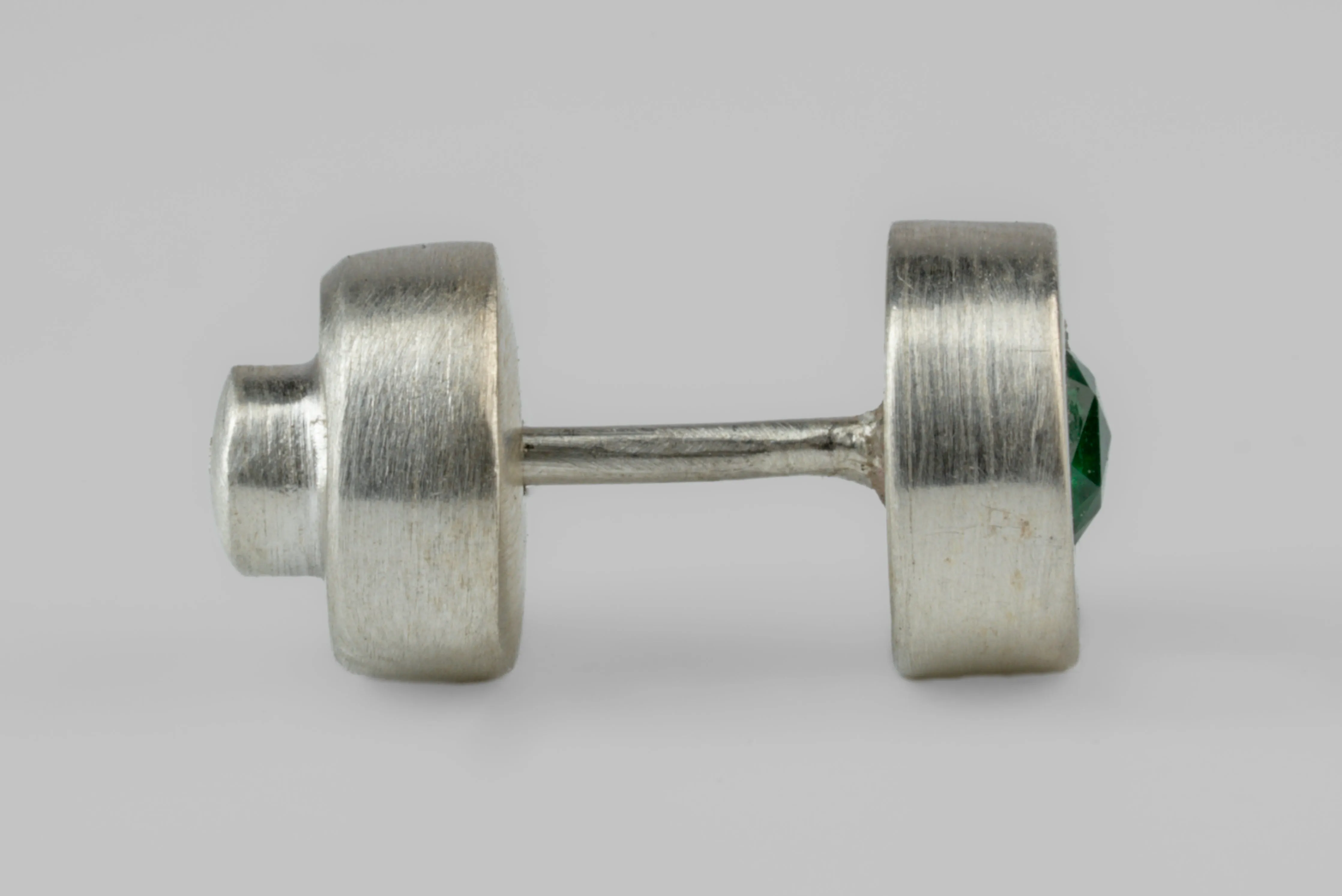 Tiny Stud Earring (0.1 CT, Emerald, MA+EMER) sold by Parts of Four product image thumbnail 3