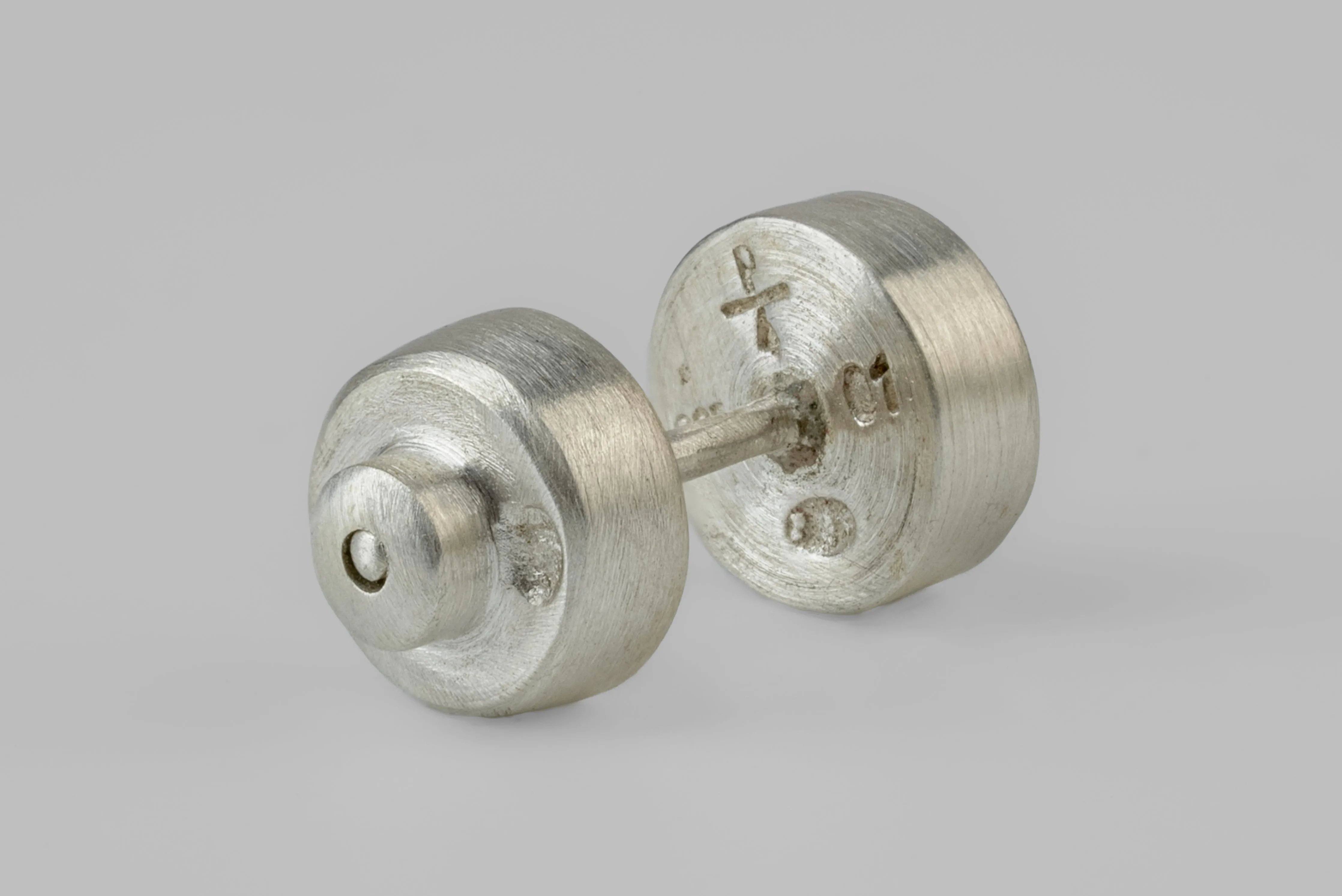 Tiny Stud Earring (0.1 CT, Emerald, MA+EMER) sold by Parts of Four product image thumbnail 2