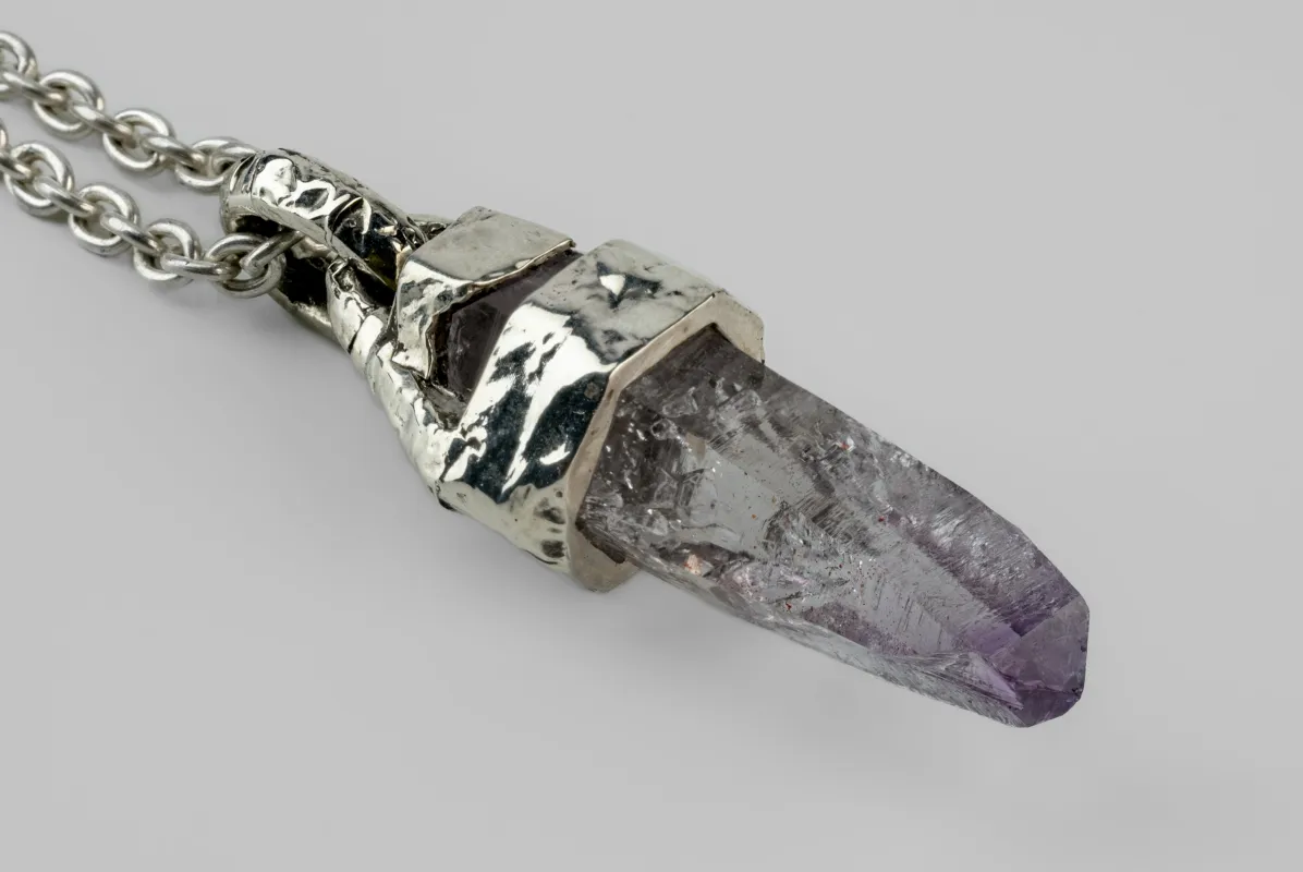 Talisman Necklace (Fuse, 50cm, Brace-Held, Amethyst, MA10KW+AME) sold by Parts of Four