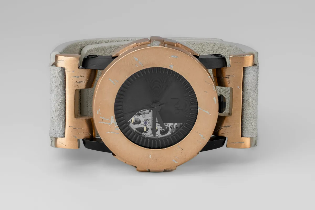 P4—FOB Watch #8264 (Case, Straight Strap [Studs], Phantom, AMA-AMA-FLE) sold by Parts of Four