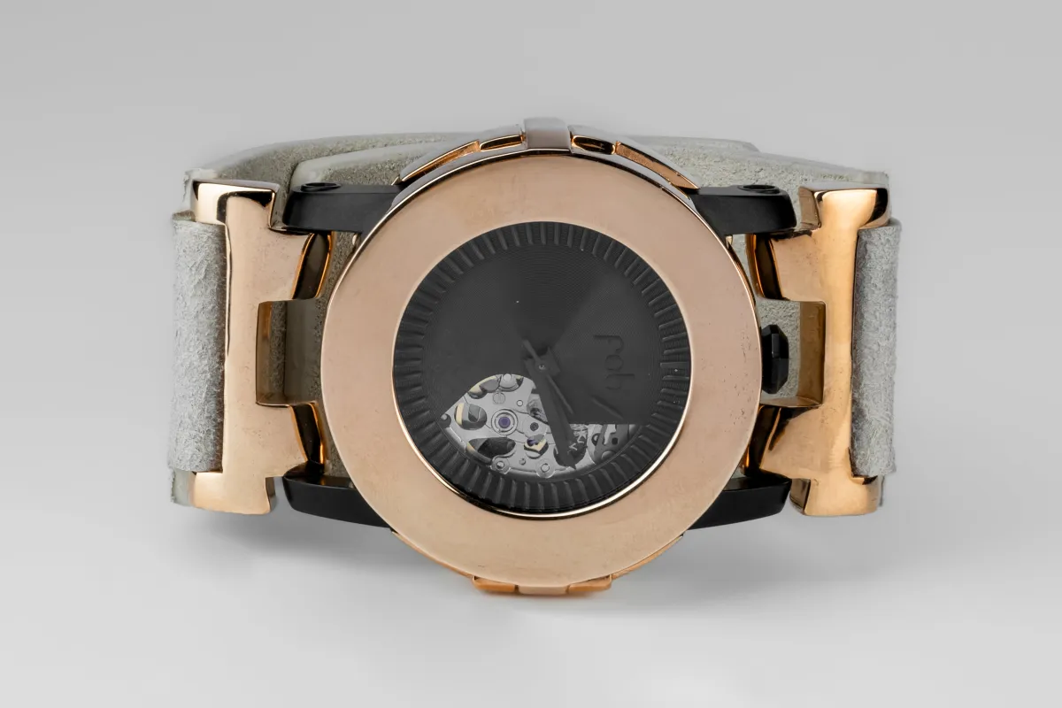 P4—FOB Watch #8262 (Case, Straight Strap [Studs], Phantom, YMA-YMA-FLE) sold by Parts of Four