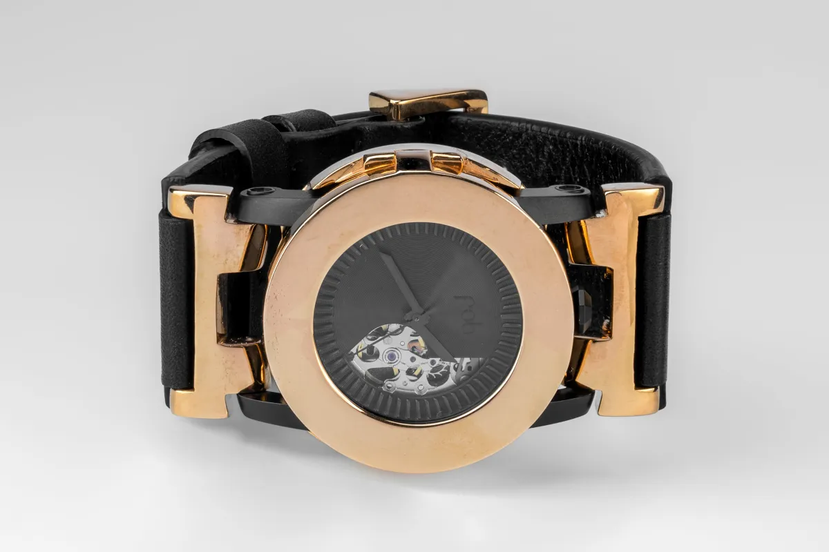 P4—FOB Watch #8245 (Case, Straight Strap [Buckle], Phantom, YMA-YMA-NG) sold by Parts of Four